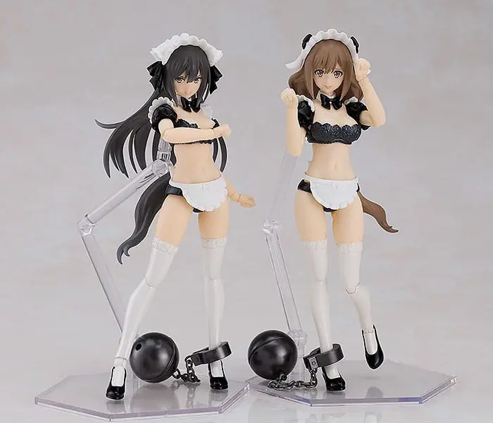 Guilty Princess Plastic Model Kit PLAMAX GP-07 Underwear Body Girl Ran & Jelly: Maid Ver. Set 16 cmGuilty Princess plastični model komplet PLAMAX GP-07 Underwear Body Girl Ran & Jelly: Maid Ver. Set 16 cm fotografija izdelka