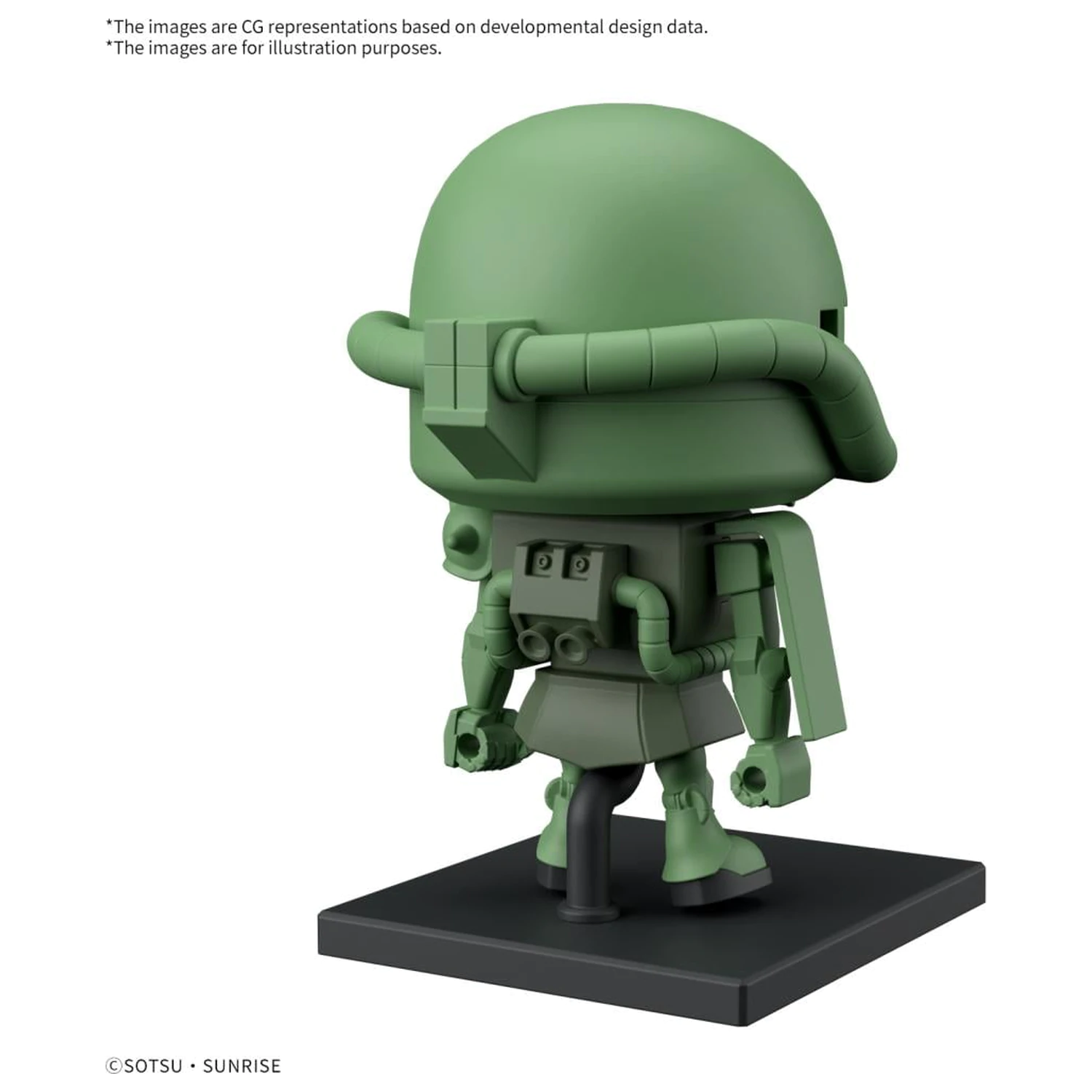 Gundam 1/1 Zakupla-Kun DX komplet (s plastičnimi delci) model kompleta fotografija izdelka