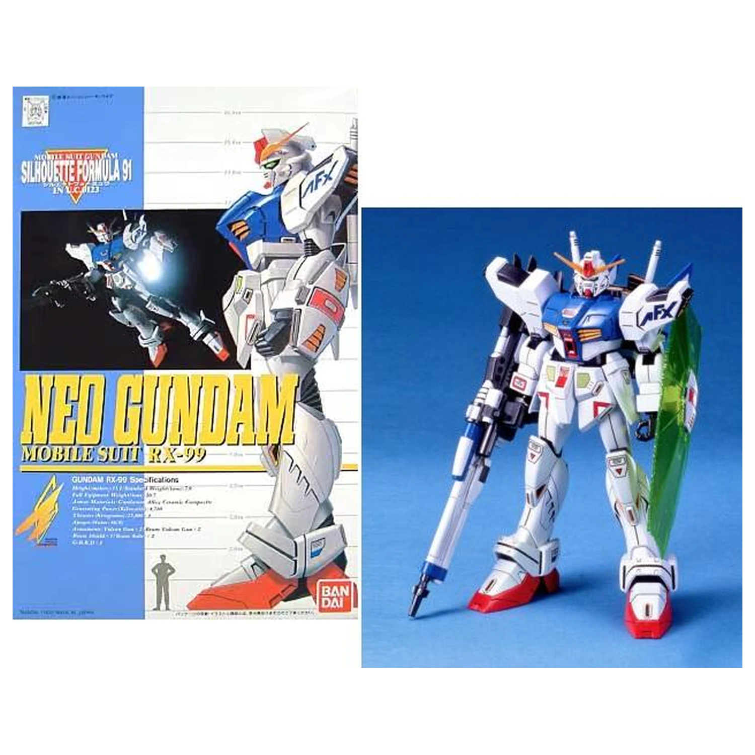 Gundam 1/100 RX-99 Neo Gundam plastični model za sestavljanje fotografija izdelka