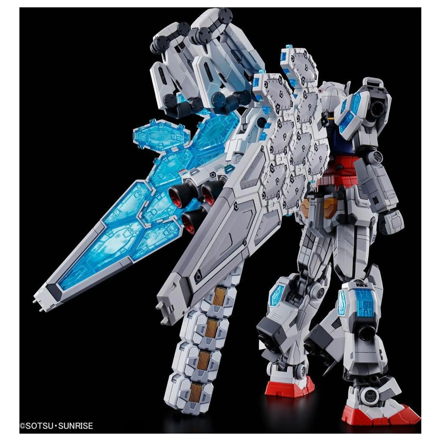 Gundam 1/144 RX-78F00/E (EX-001 G.L.R.S.S.) Kemijski Modelni Komplet fotografija izdelka