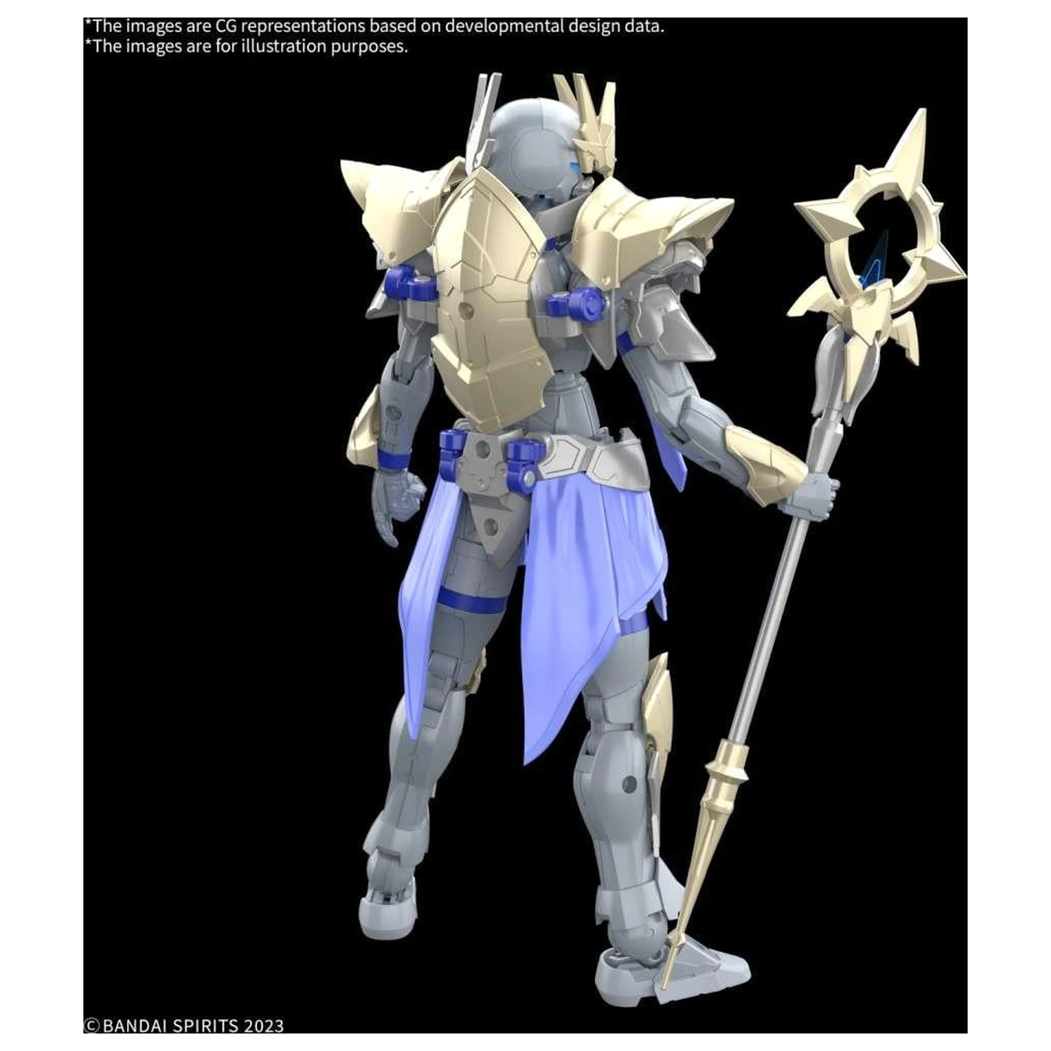 Gundam 30MF Liber Bishop Model komplet fotografija izdelka