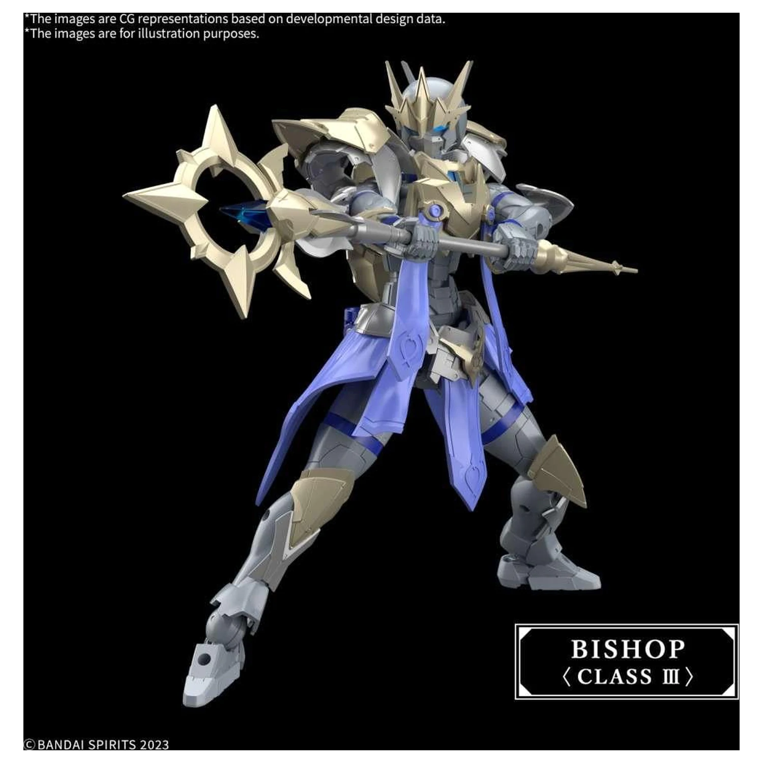 Gundam 30MF Liber Bishop Model komplet fotografija izdelka