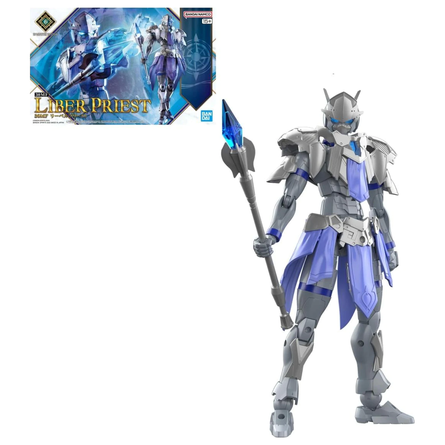 Gundam 30MF Liber Priest komplet modela fotografija izdelka