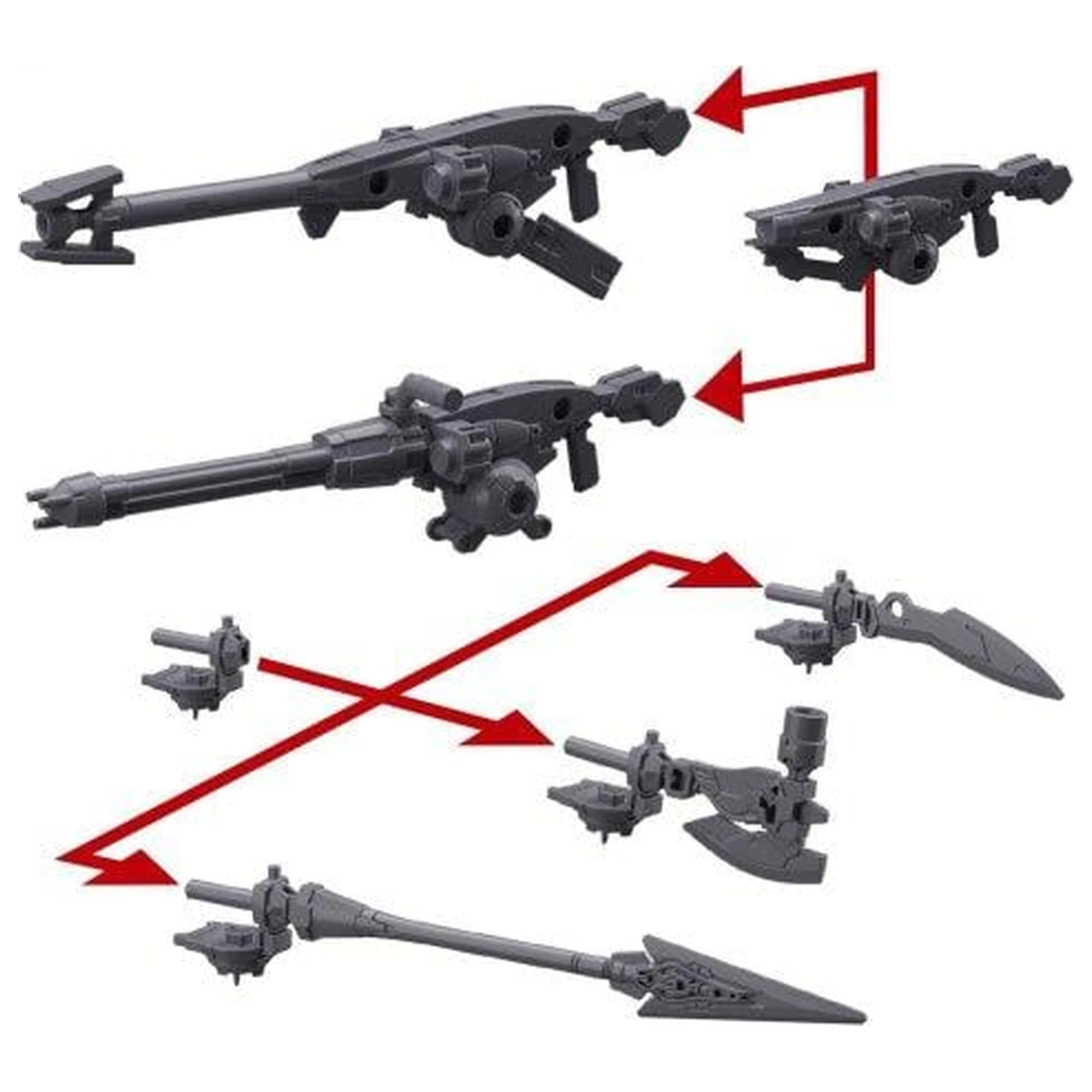 Gundam 30MM Dodatno orožje 1 za Portanova komplet za podrobnosti modela fotografija izdelka