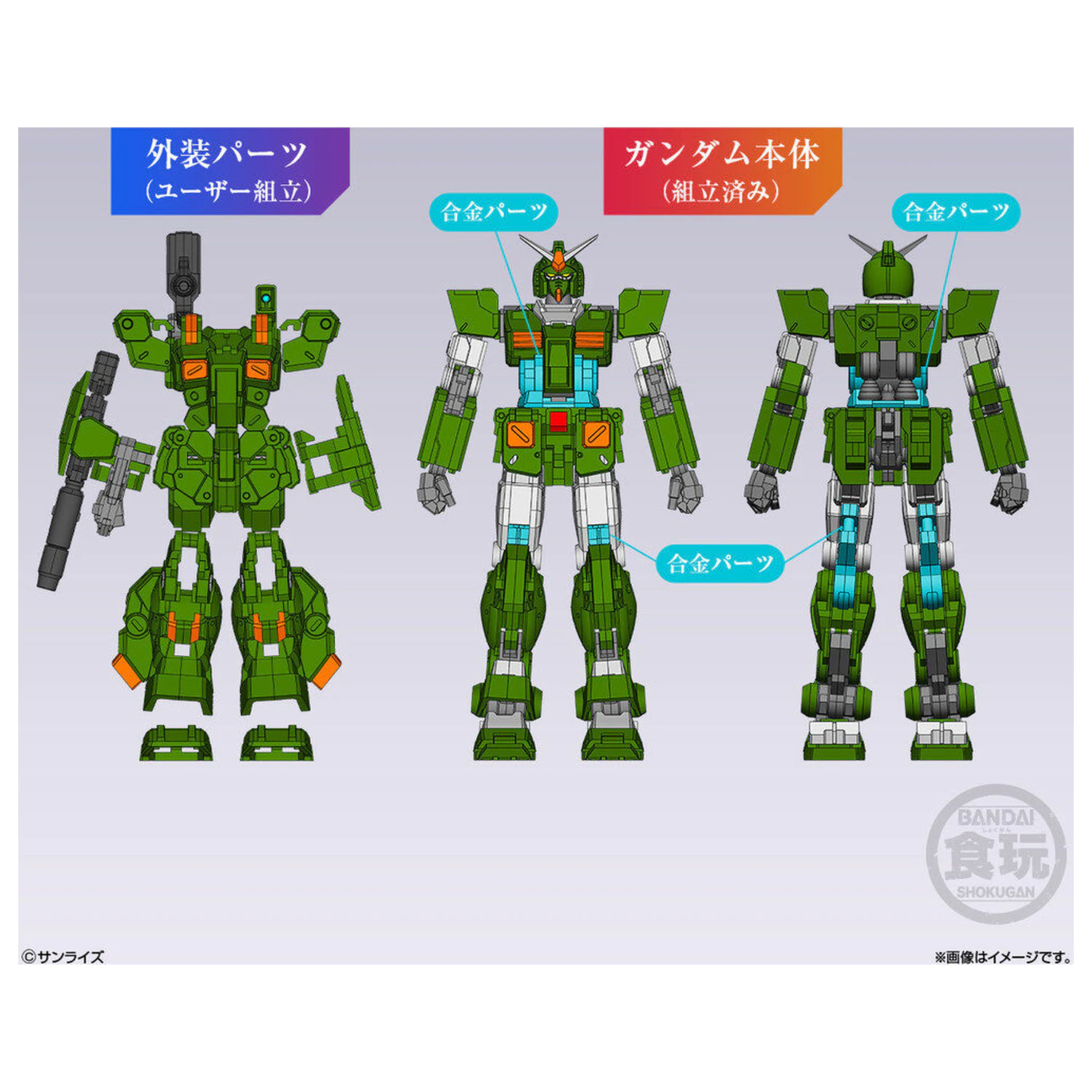 Gundam Artifact PRO Full Armor Gundam figura 10cm fotografija izdelka