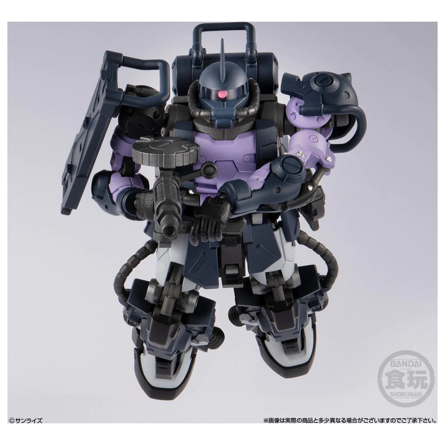 Gundam Artifact PRO High Mobility Zaku II Black Tri-Stars Specification figura 10cm fotografija izdelka