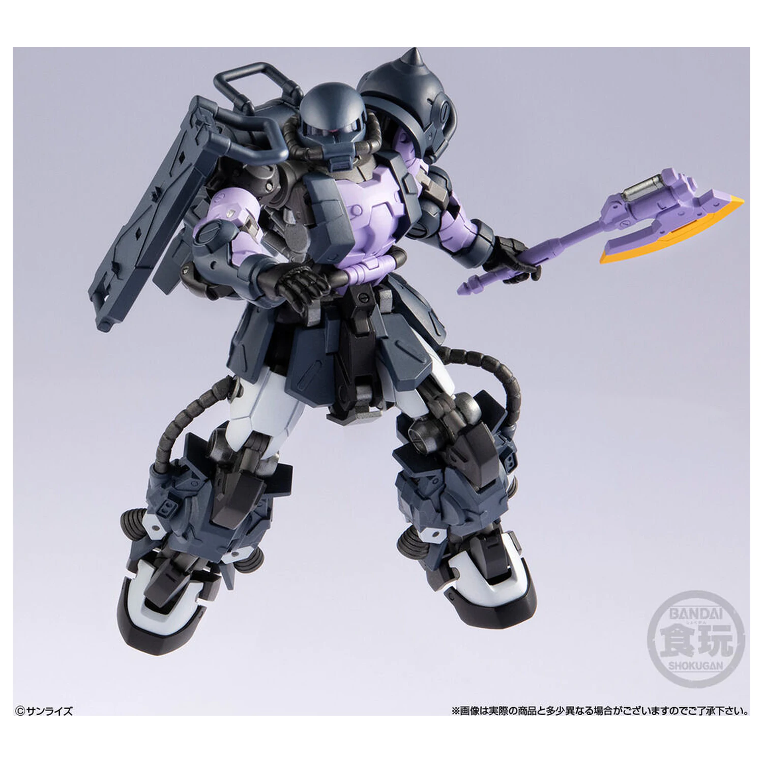 Gundam Artifact PRO High Mobility Zaku II Black Tri-Stars Specification figura 10cm fotografija izdelka