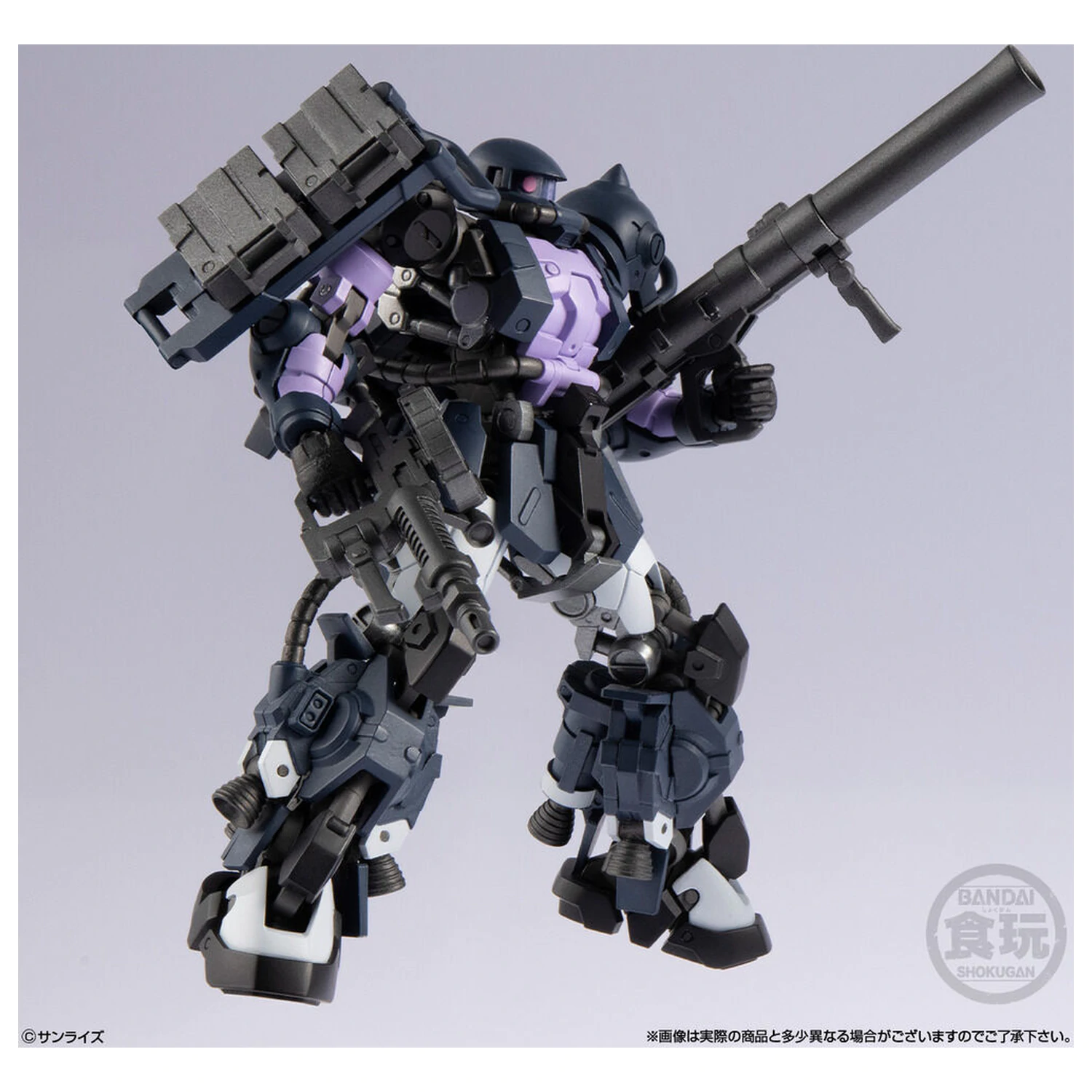 Gundam Artifact PRO High Mobility Zaku II Black Tri-Stars Specification figura 10cm fotografija izdelka