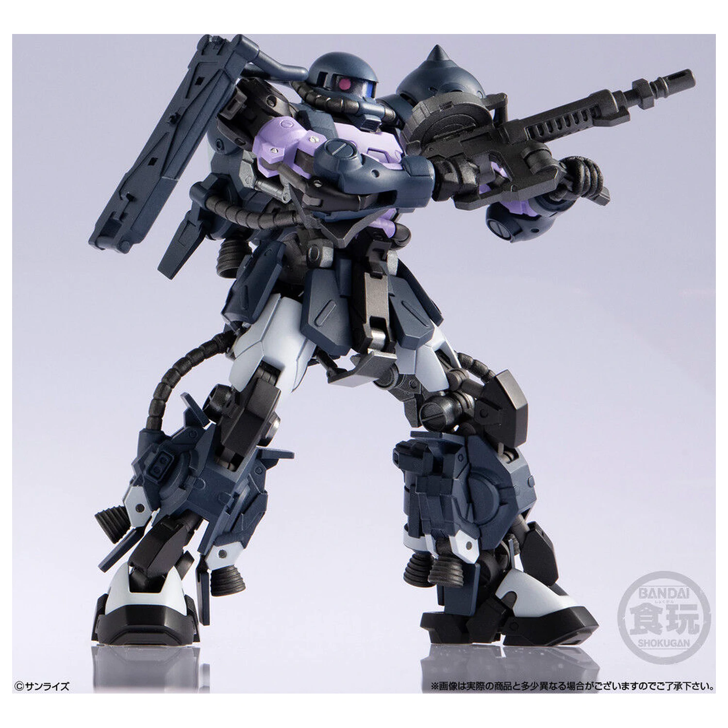 Gundam Artifact PRO High Mobility Zaku II Black Tri-Stars Specification figura 10cm fotografija izdelka