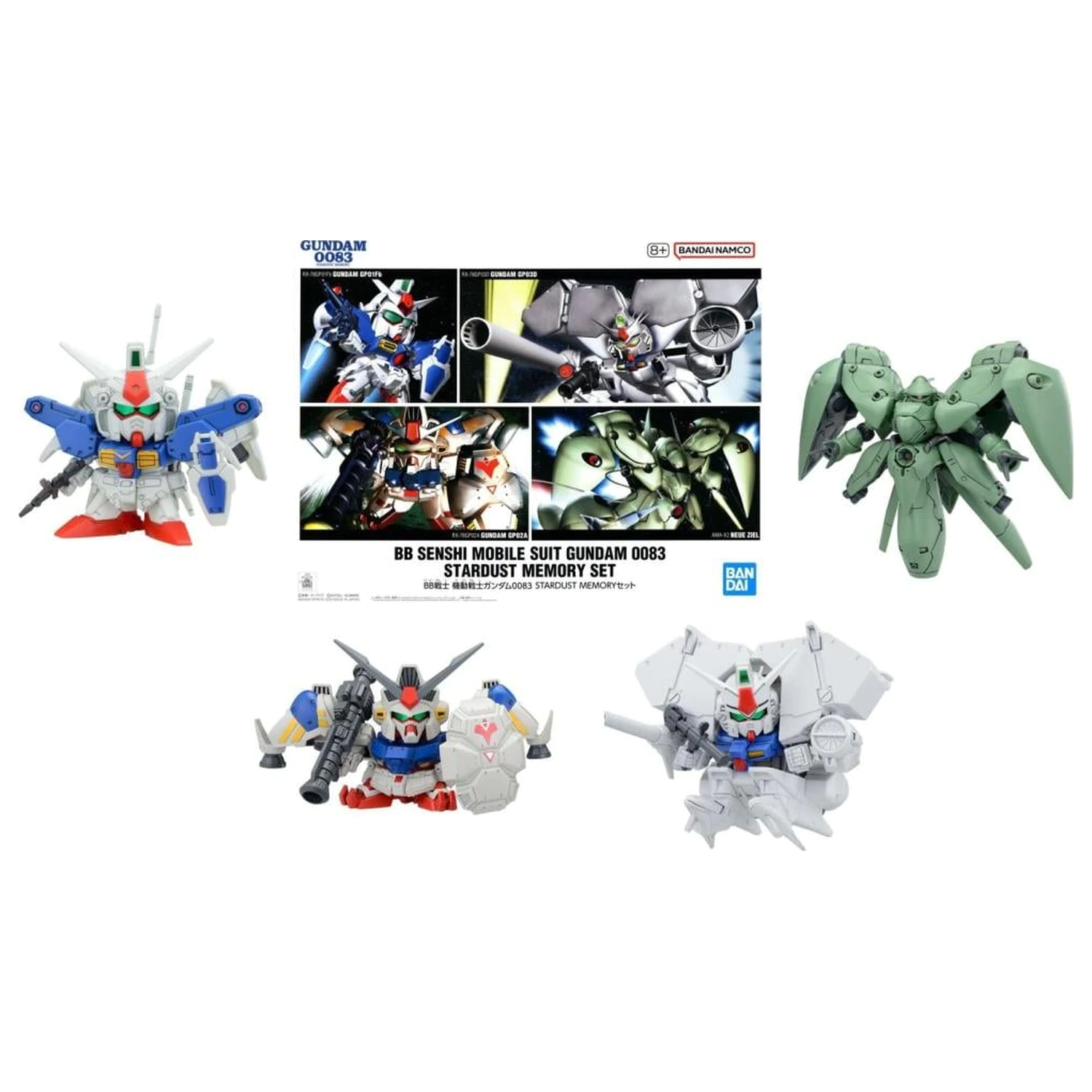 Gundam BB Senshi Mobile Suit Gundam Komplet modela fotografija izdelka