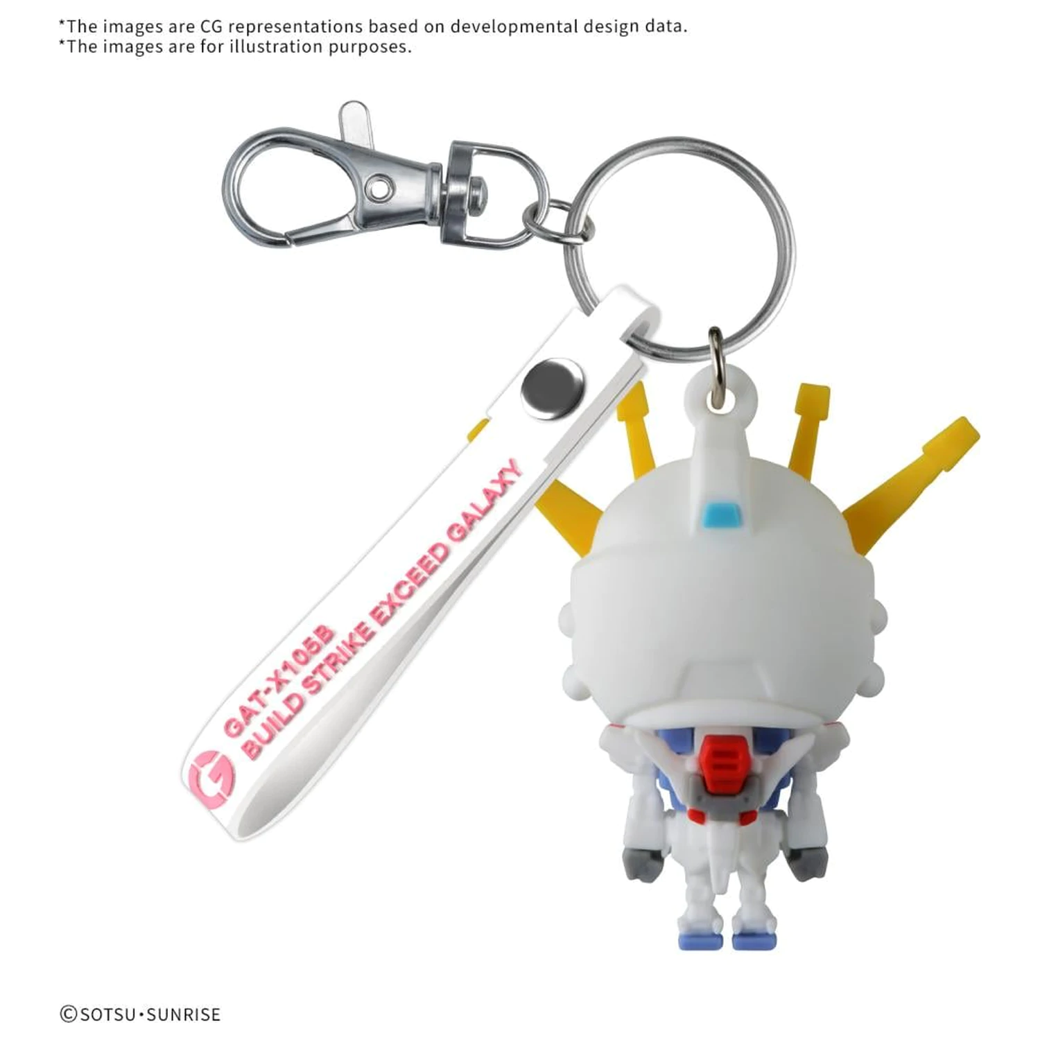 Gundam Build Stpla-kun 3D gumijasti obesek za ključe maskota fotografija izdelka