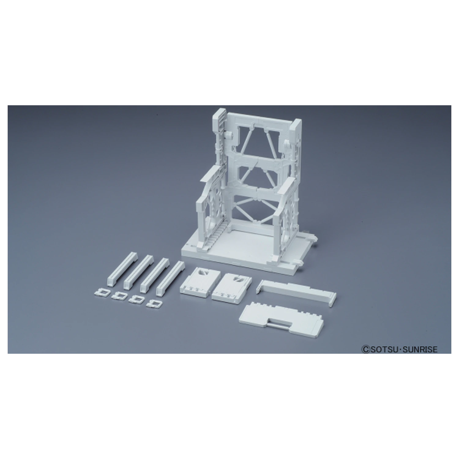 Gundam Builders Parts System Base 001 Beli modelarski komplet fotografija izdelka