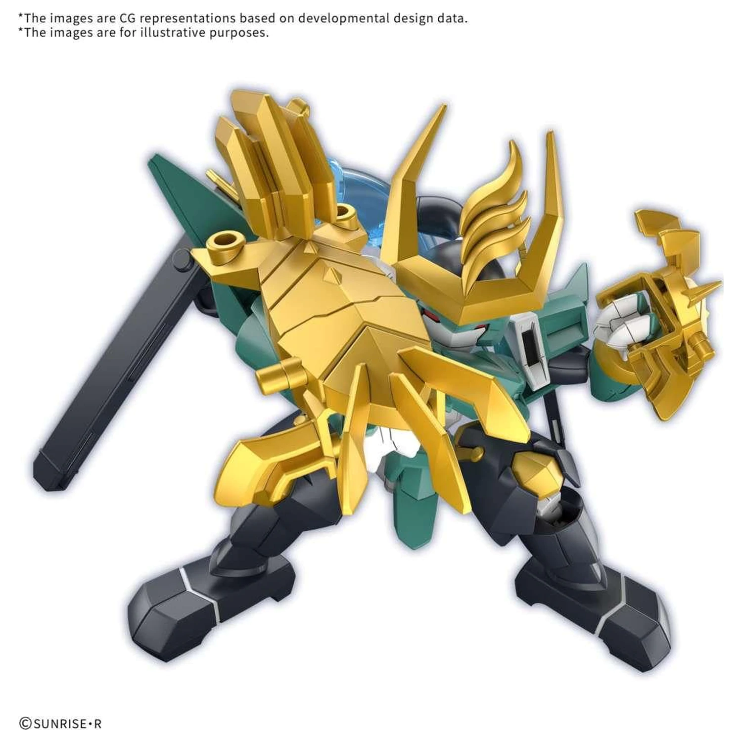 Gundam Fujinmaru Limited Initial Edition Model Komplet fotografija izdelka