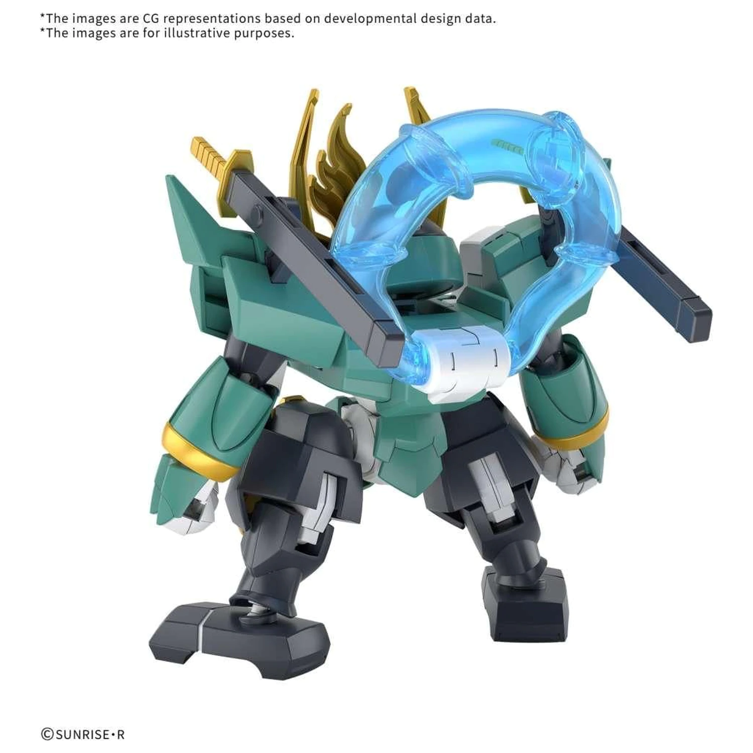 Gundam Fujinmaru Komplet modela fotografija izdelka