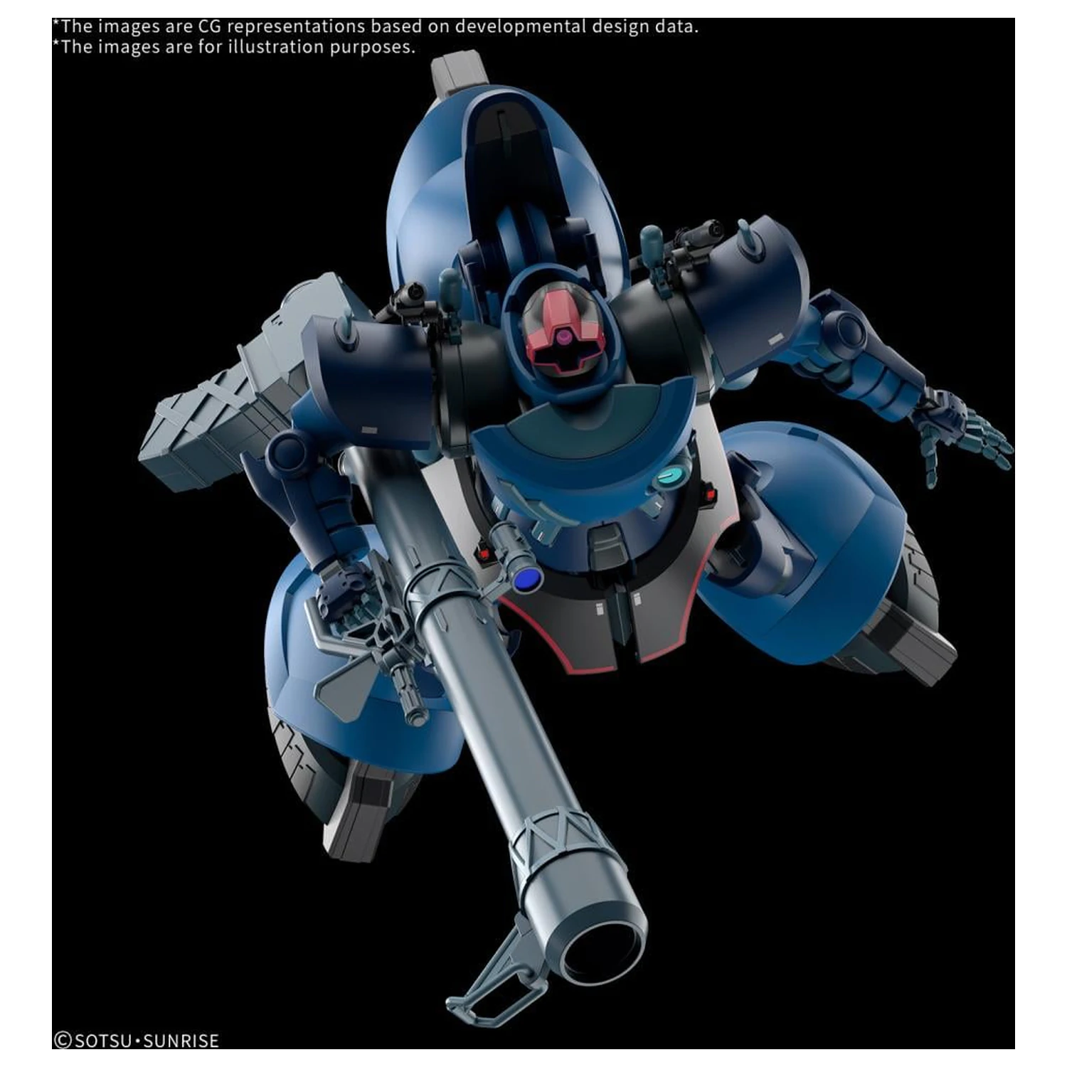 GUNDAM HG 1/144 Challia’s Rick Dom (GQ) Komplet modela fotografija izdelka