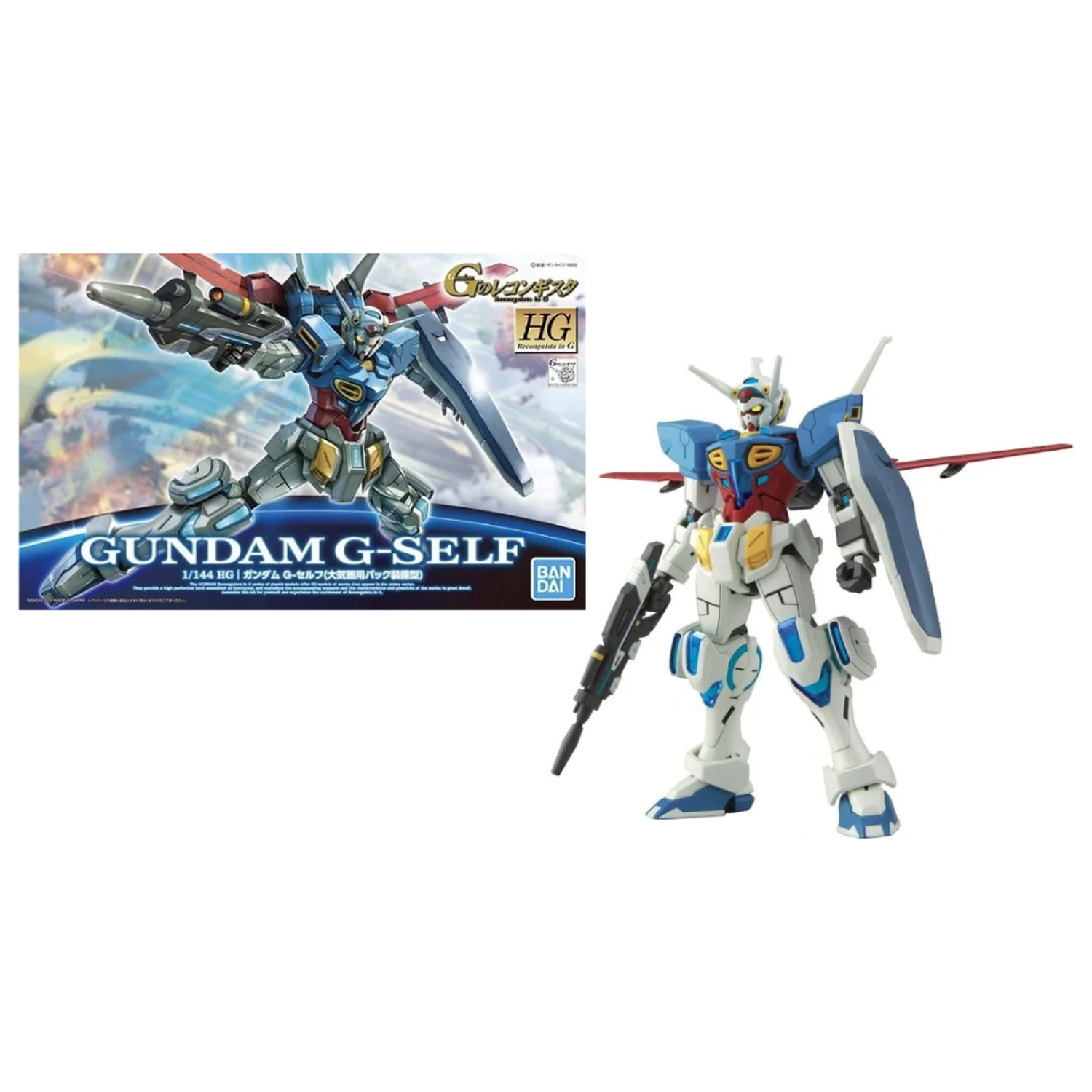 Gundam HG 1/144 Gundam G-Self Atmospheric Pack komplet modela fotografija izdelka