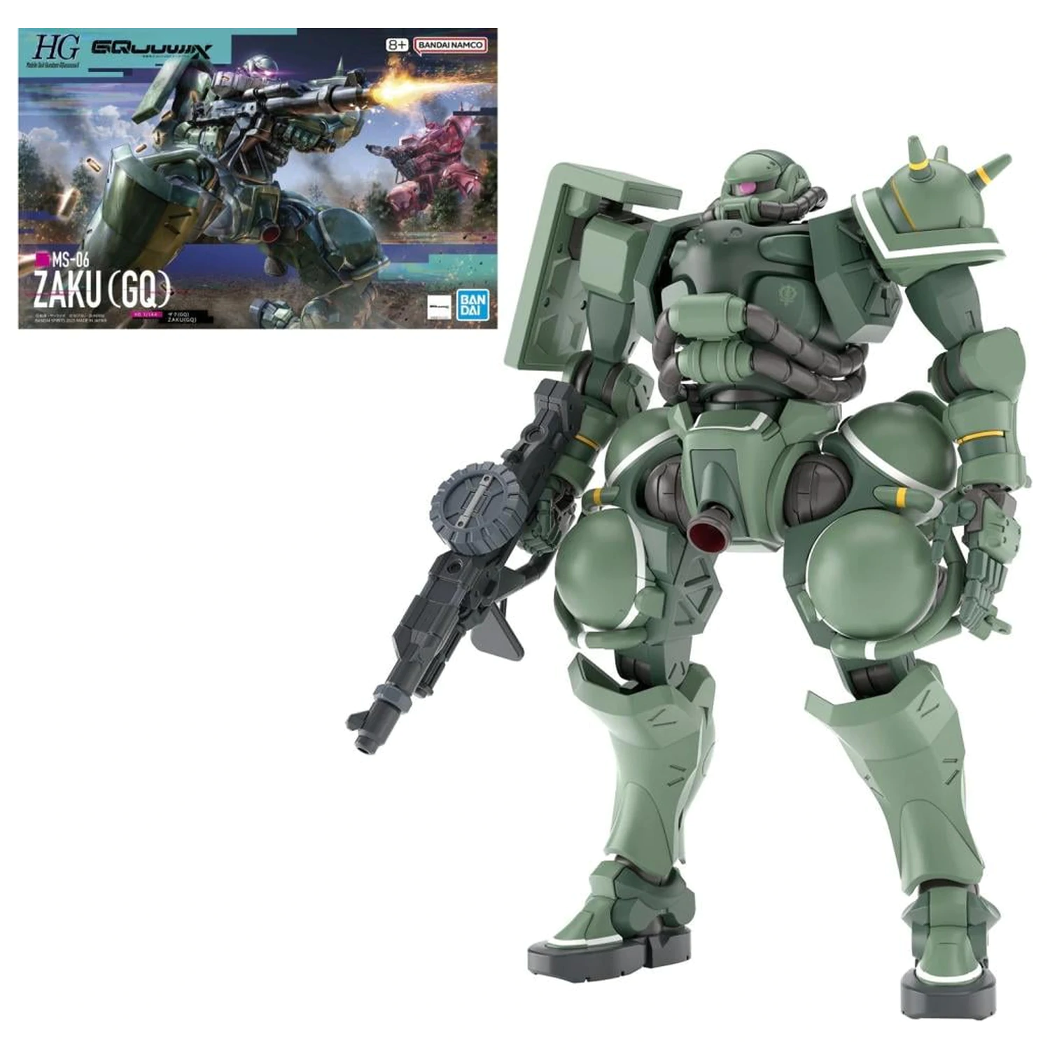 GUNDAM HG 1/144 Zaku (GQ) Komplet modela fotografija izdelka
