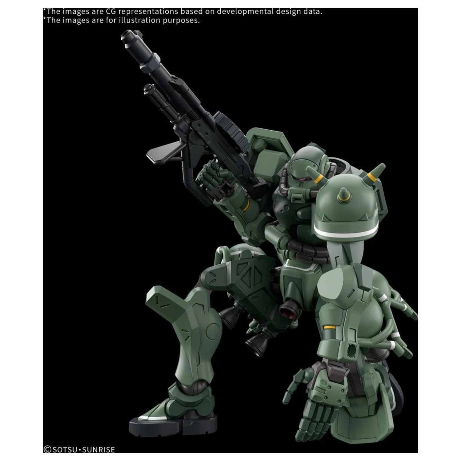 GUNDAM HG 1/144 Zaku (GQ) Komplet modela fotografija izdelka