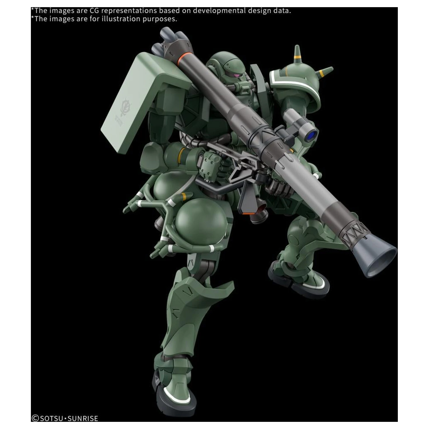 GUNDAM HG 1/144 Zaku (GQ) Komplet modela fotografija izdelka