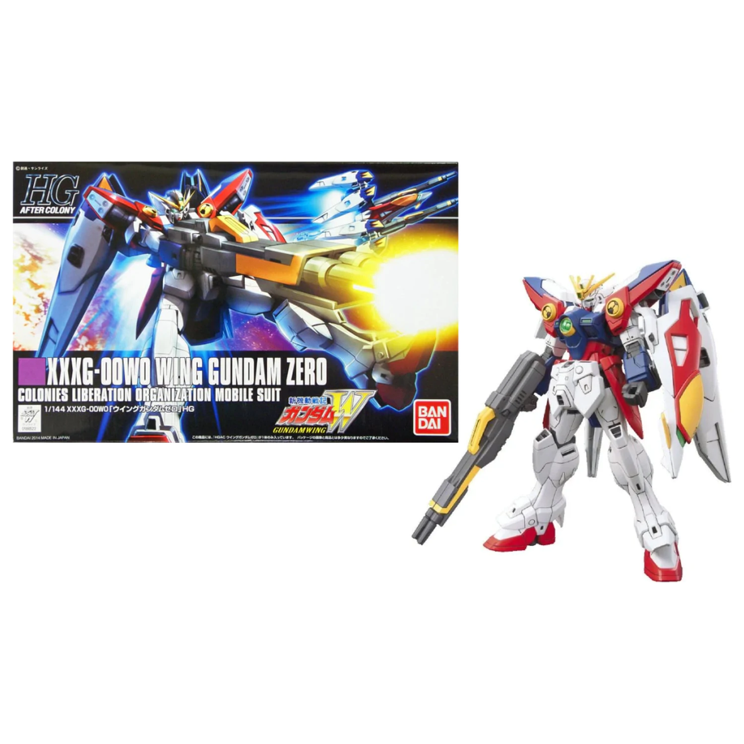 GUNDAM HGAC Wing Gundam Zero komplet modela fotografija izdelka