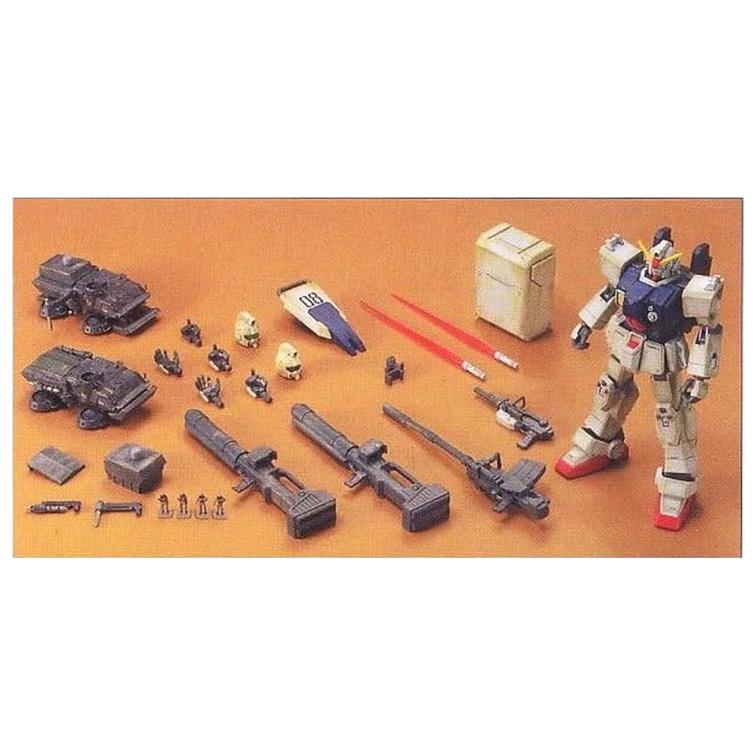 Gundam HGUC 1/144 RX-79(G) Gundam The Ground War Set fotografija izdelka