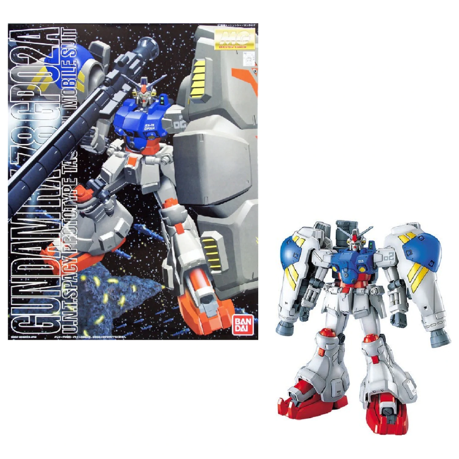 GUNDAM Model komplet Master Grade Gundam GP-02A 18cm fotografija izdelka