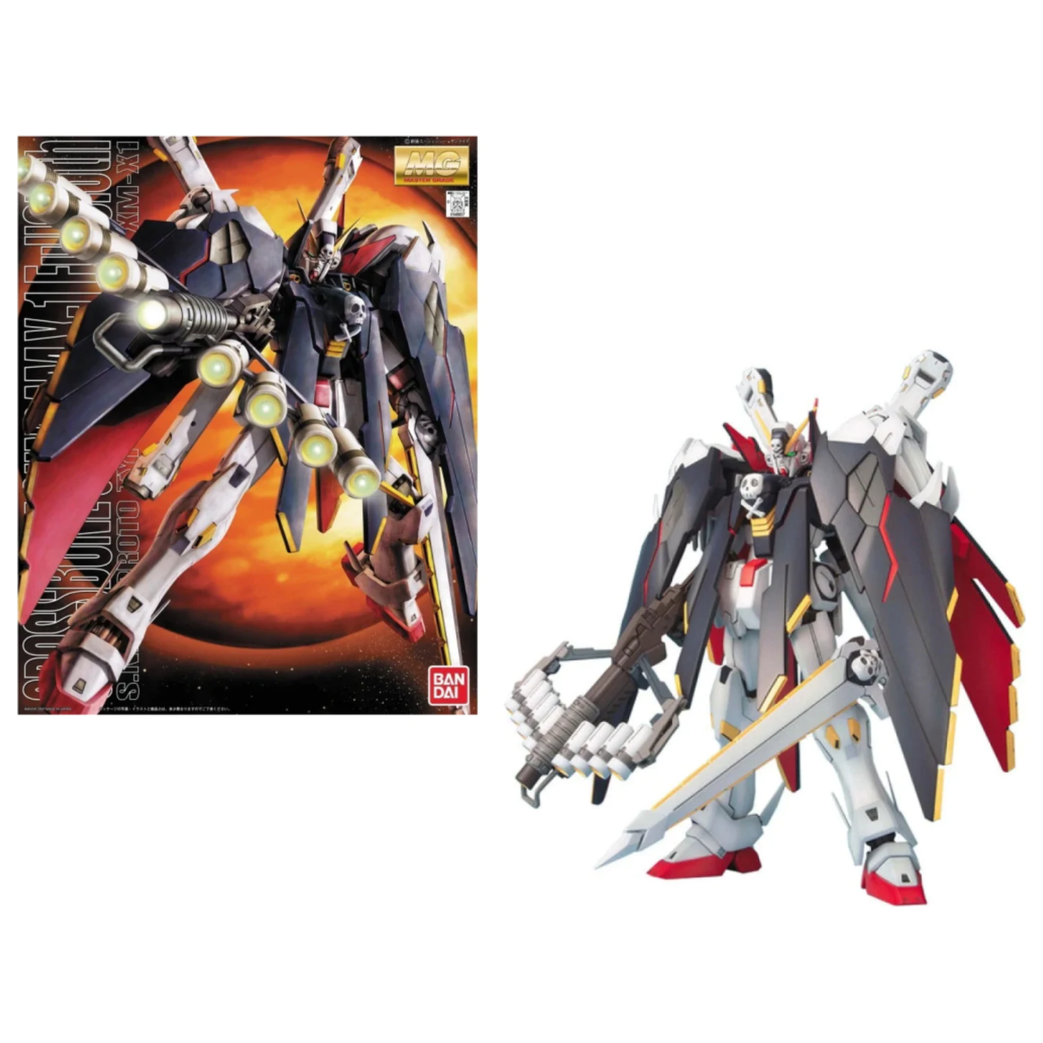 GUNDAM MG 1/100 Crossbone Full Cloth Gundam model komplet fotografija izdelka