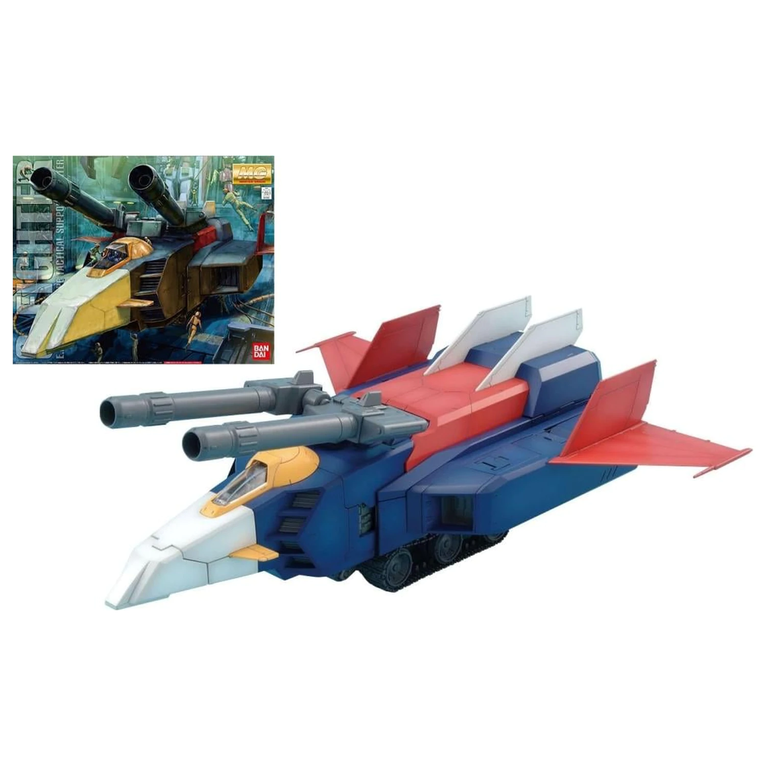 Gundam MG 1/100 G-Fighter Komplet modela fotografija izdelka
