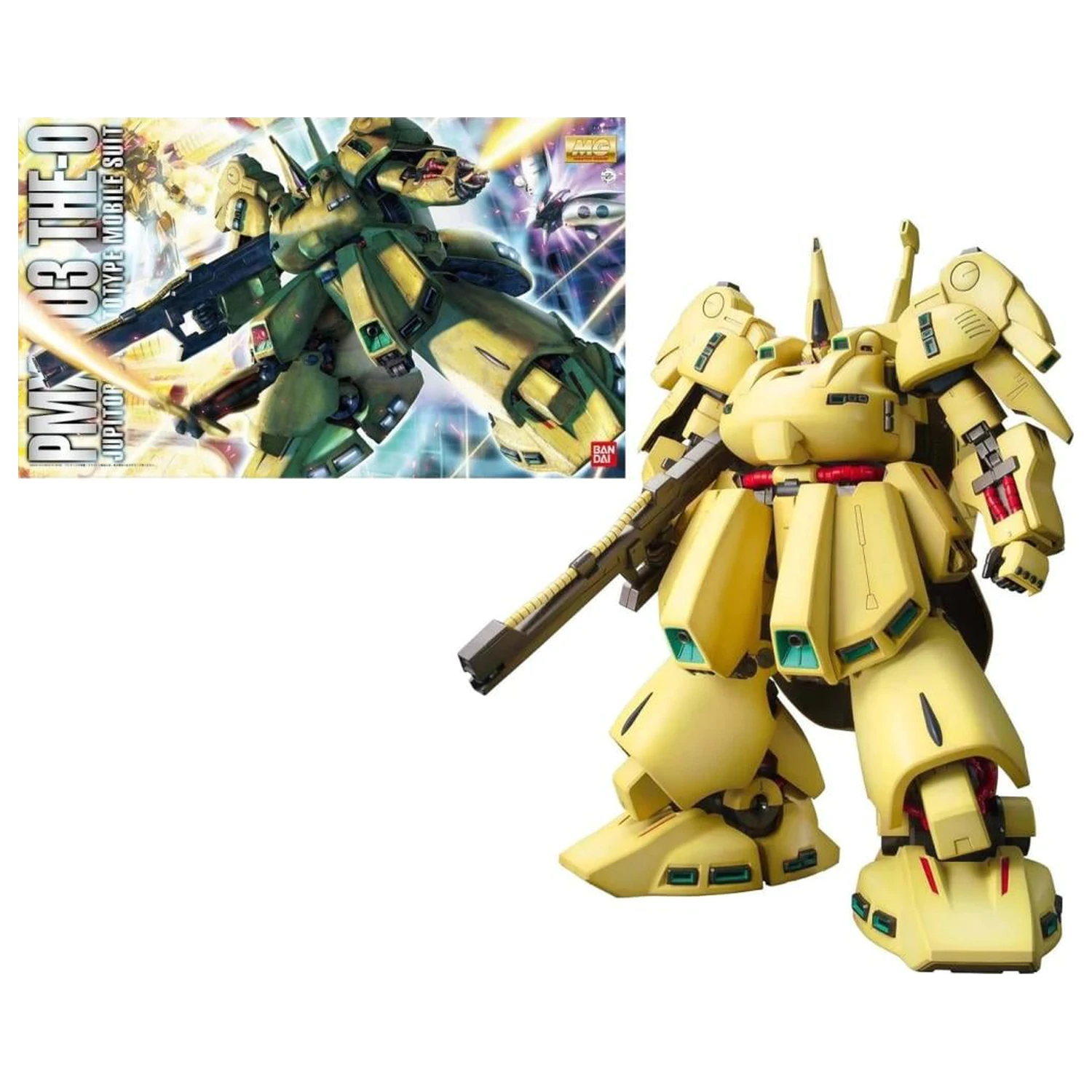Gundam MG 1/100 PMX-003 The-O model kompleta fotografija izdelka