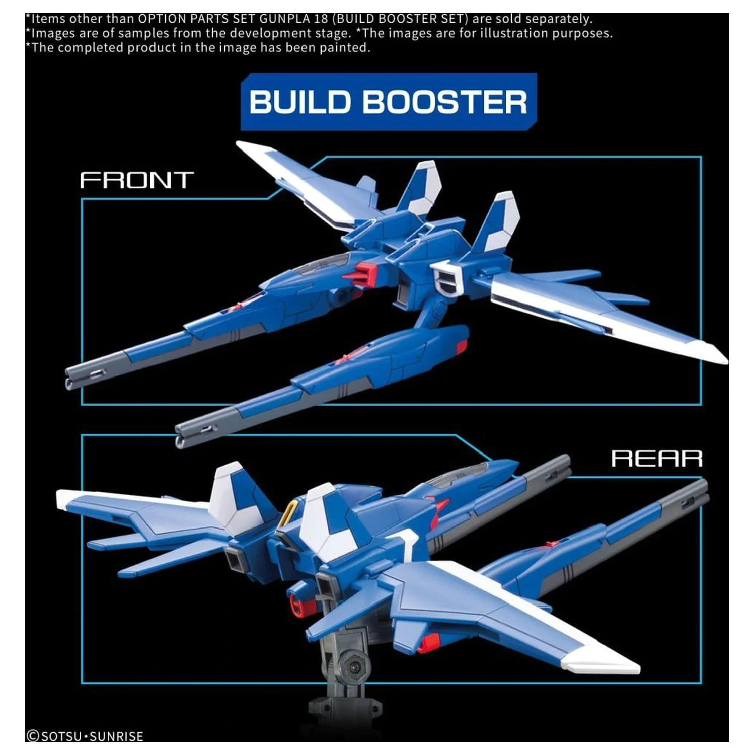 GUNDAM Option Parts Set Gunpla 18 (Build Booster Set) Komplet modelov fotografija izdelka