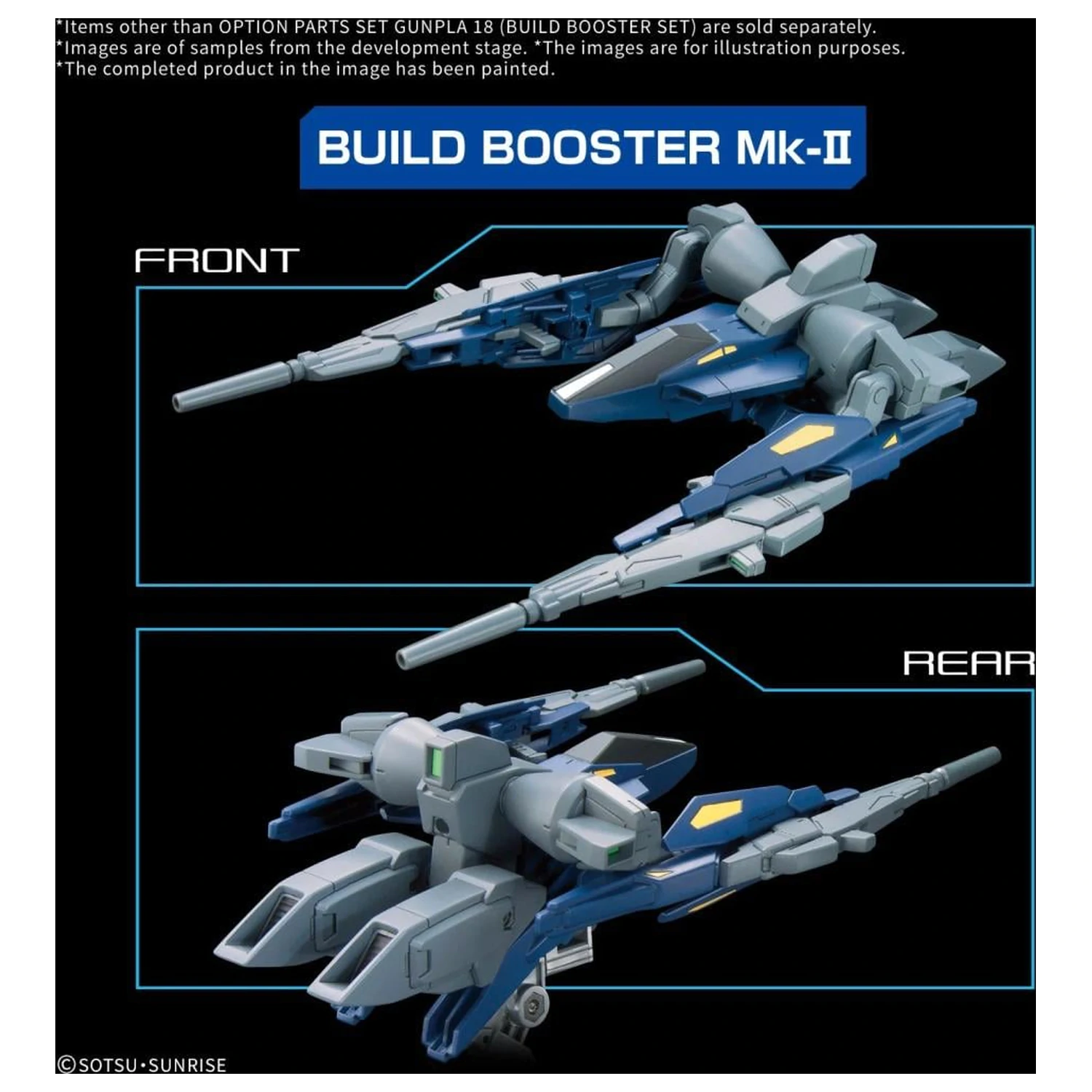 GUNDAM Option Parts Set Gunpla 18 (Build Booster Set) Komplet modelov fotografija izdelka