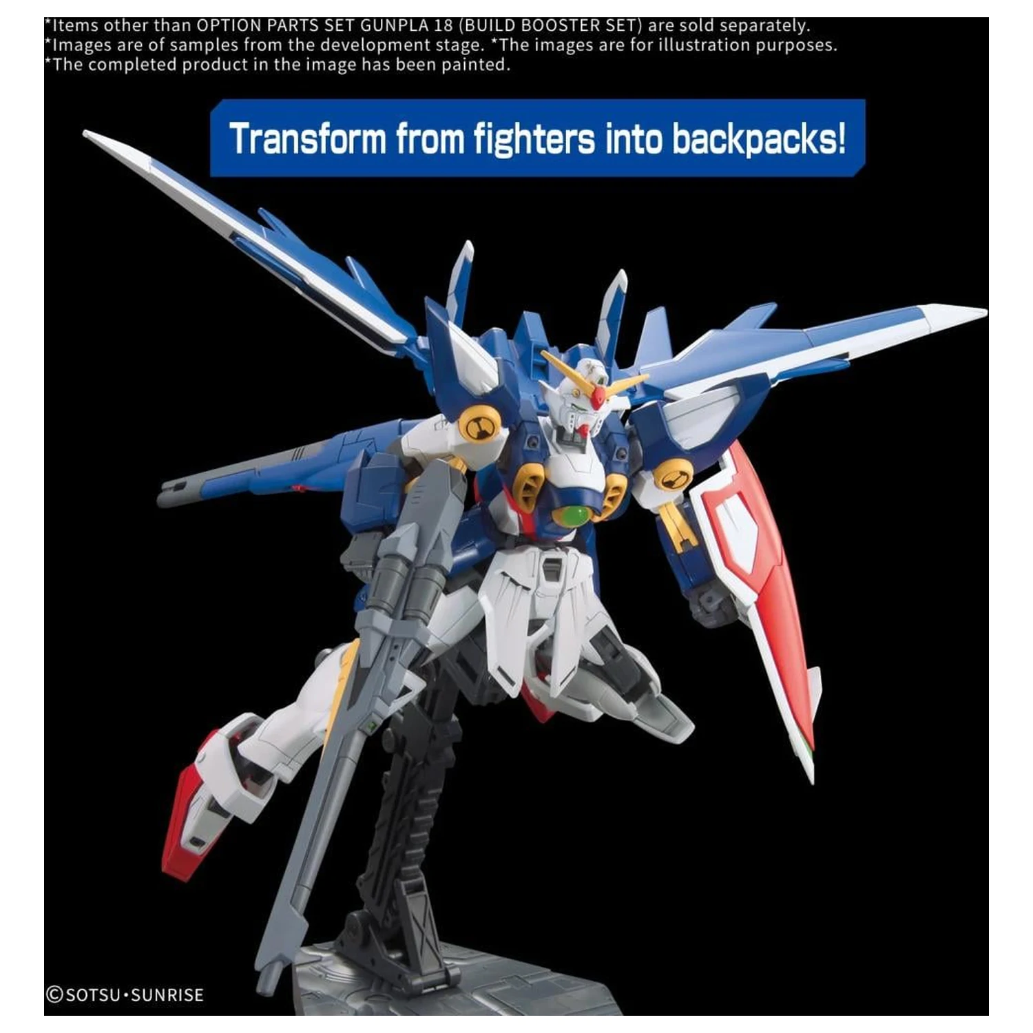 GUNDAM Option Parts Set Gunpla 18 (Build Booster Set) Komplet modelov fotografija izdelka