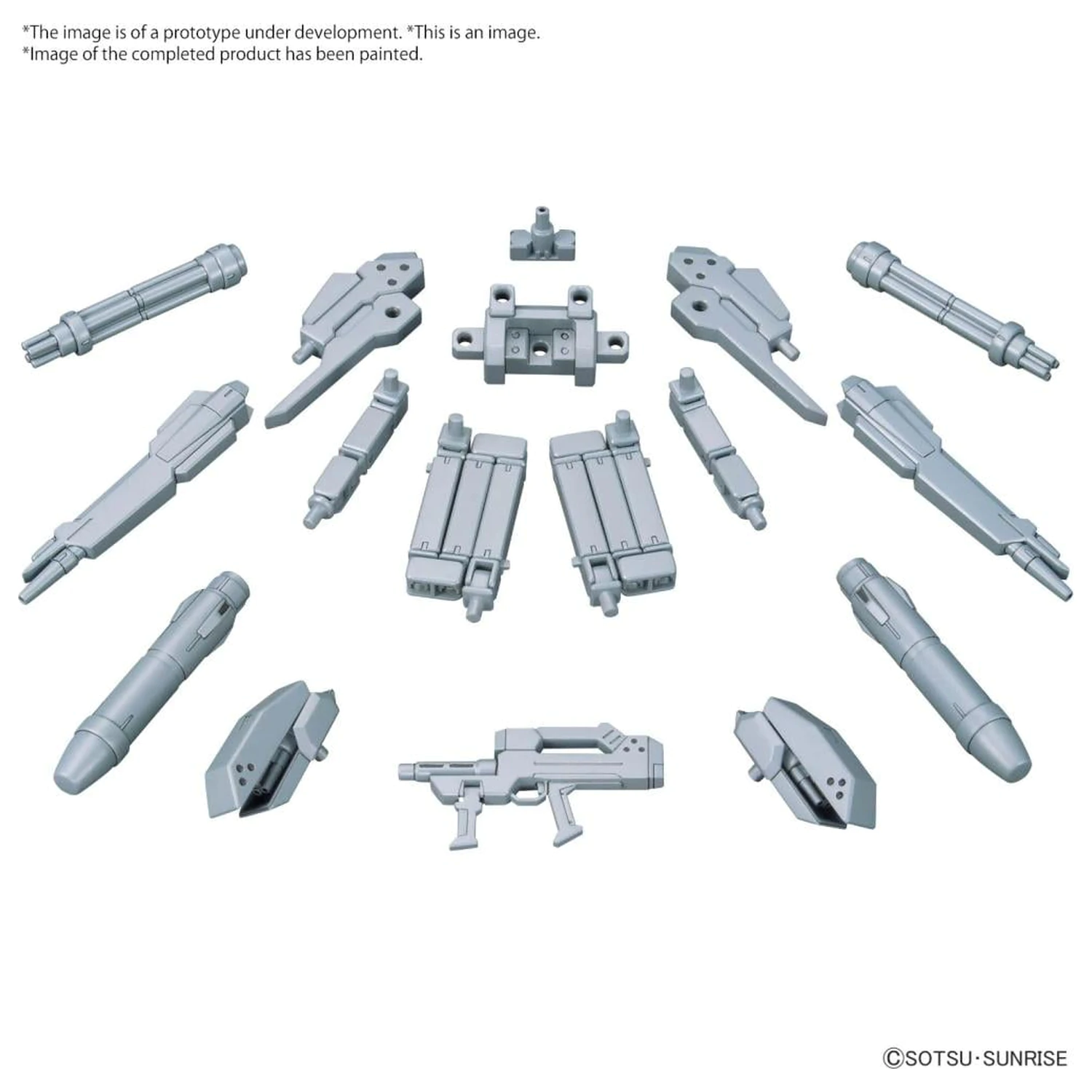 Gundam Option Parts Set Gunpla 07 (Powered Arms Powereder) Model komplet fotografija izdelka