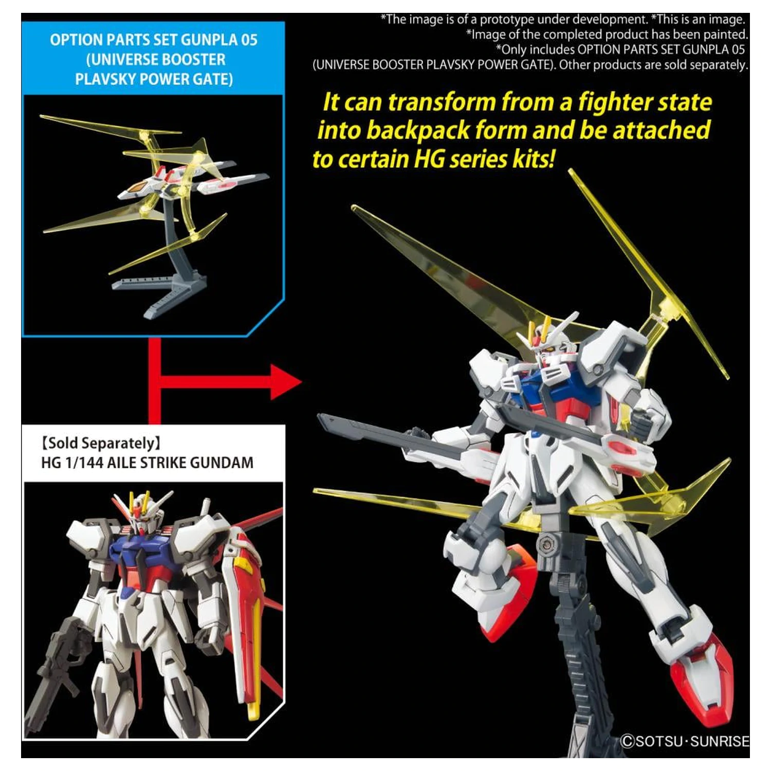 Gundam Option Parts Set Gunpla 05 (Universe Booster) Model Kit fotografija izdelka