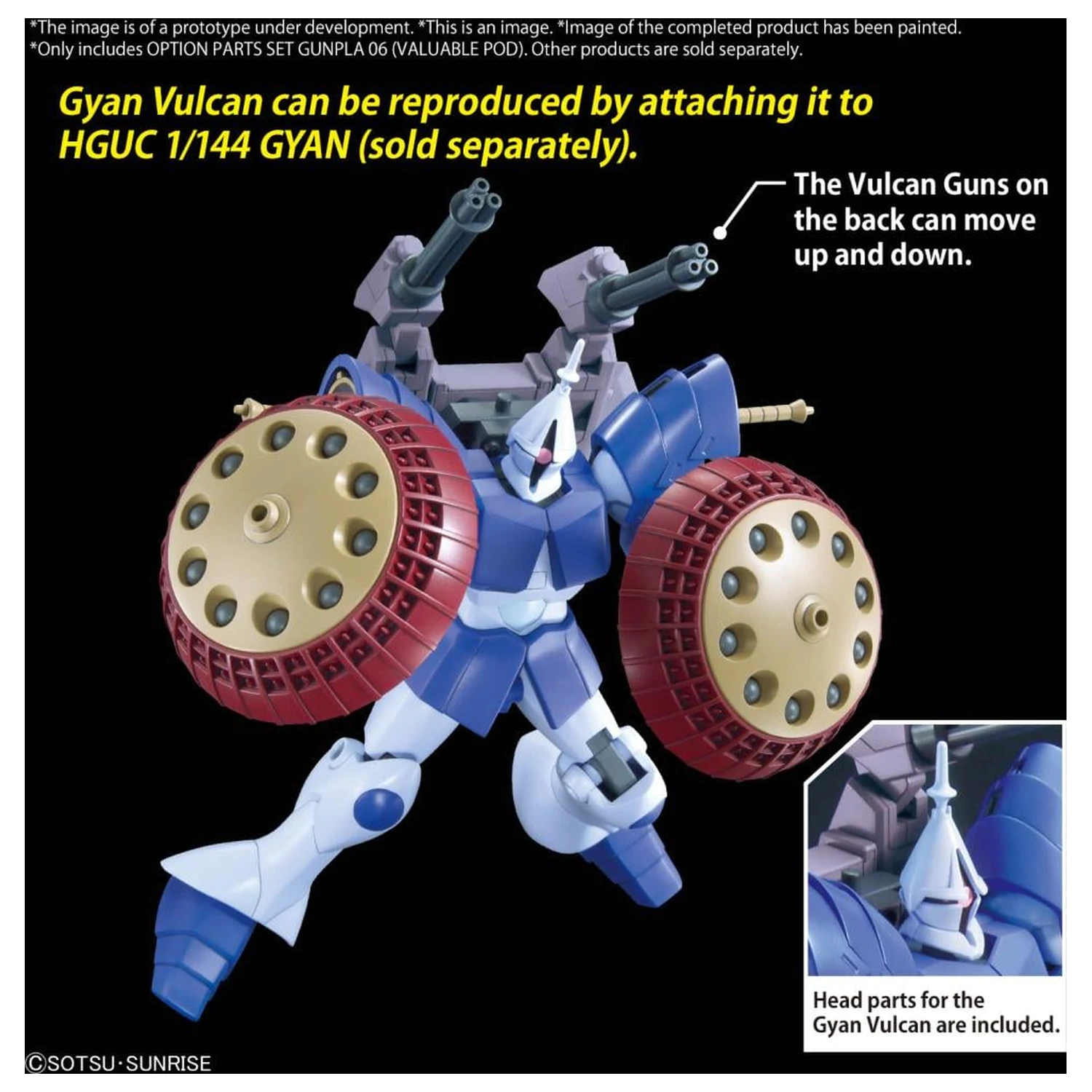 Gundam Option Parts Set Gunpla 06 (Valuable Pod) Komplet modela fotografija izdelka