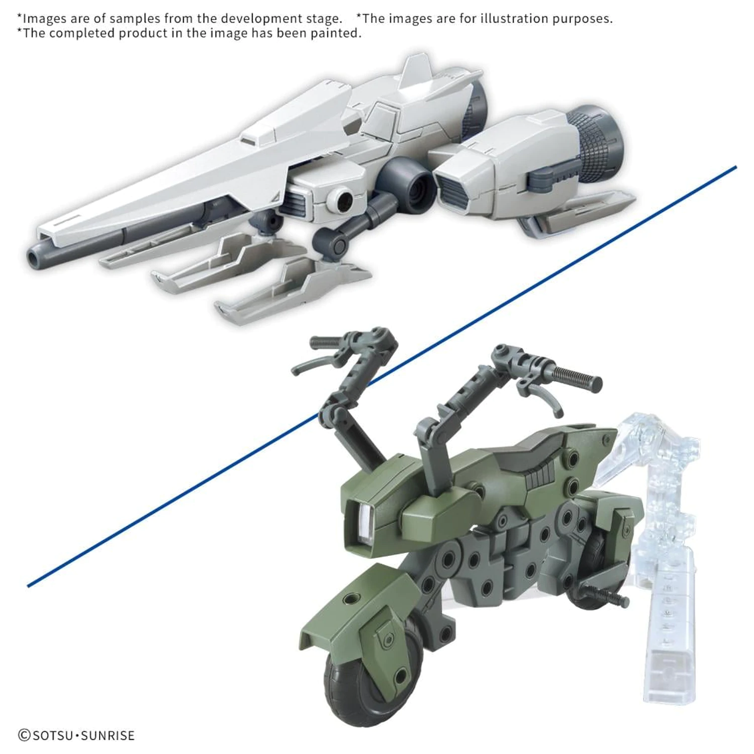 Gundam Option Parts Set Gunpla 20 (Ride-on Set) komplet modela fotografija izdelka