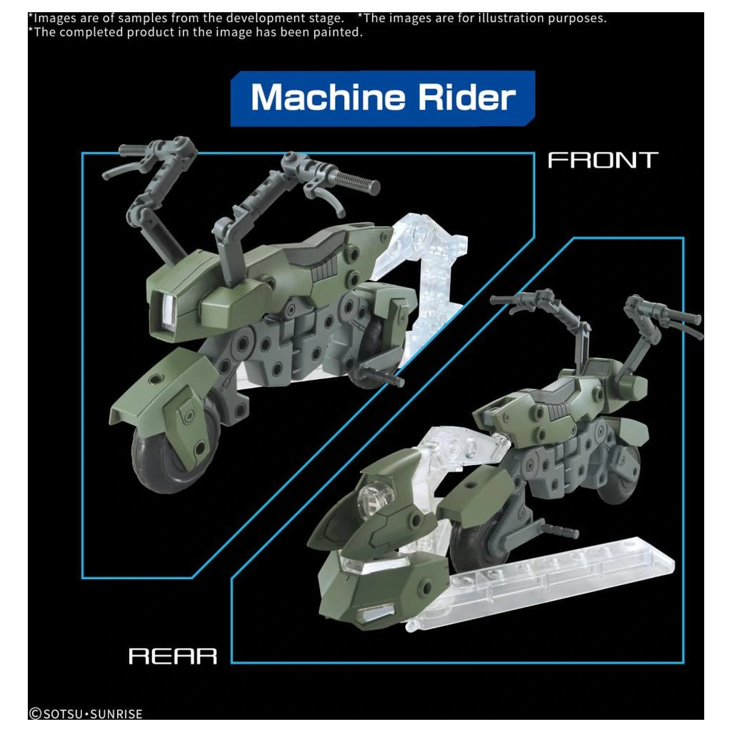 Gundam Option Parts Set Gunpla 20 (Ride-on Set) komplet modela fotografija izdelka