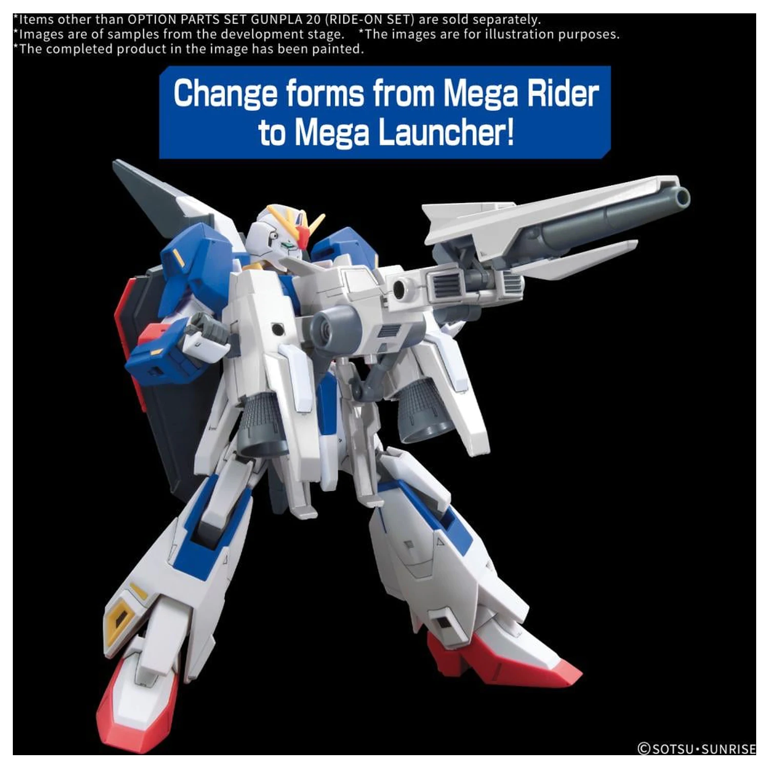 Gundam Option Parts Set Gunpla 20 (Ride-on Set) komplet modela fotografija izdelka