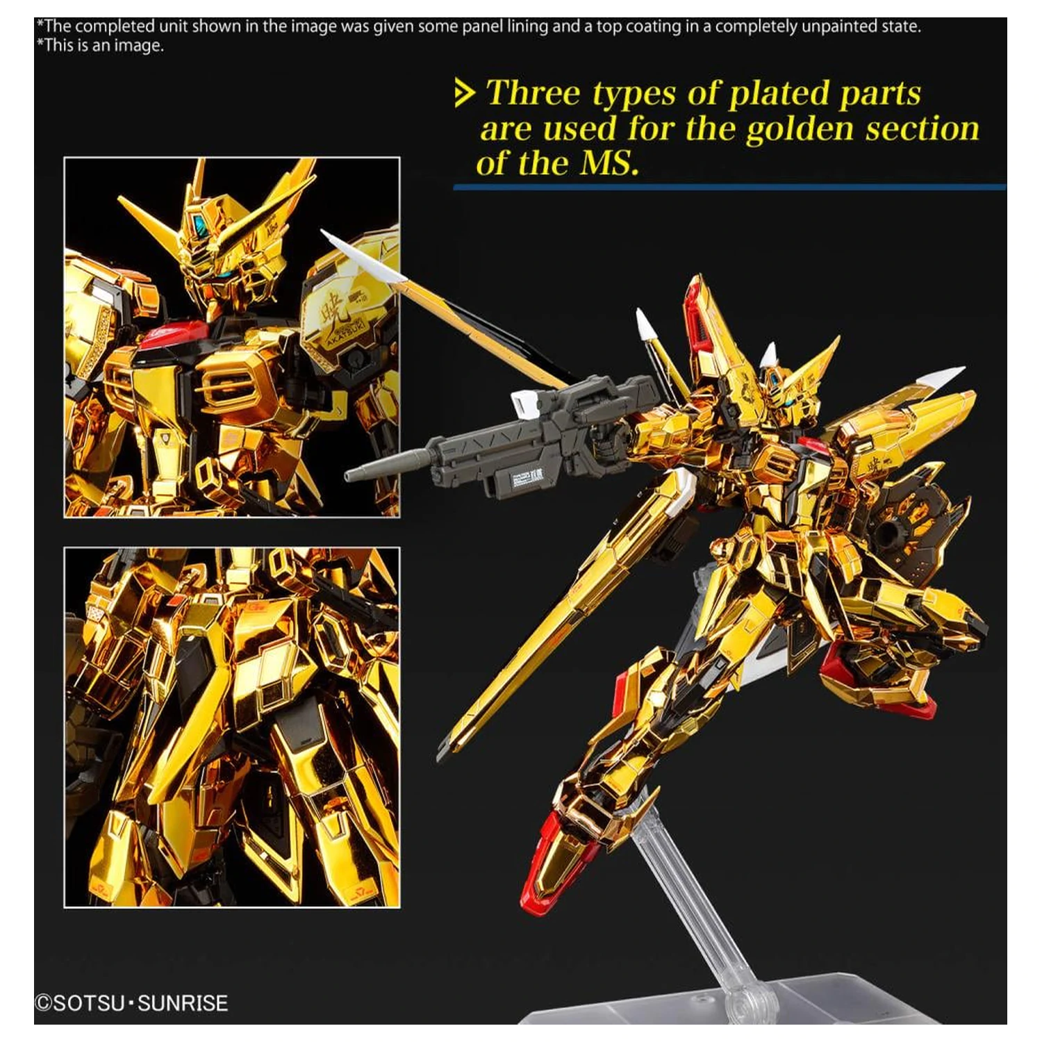 Gundam RG 1/144 Akatsuki Gundam Oowashi Unit komplet modela fotografija izdelka