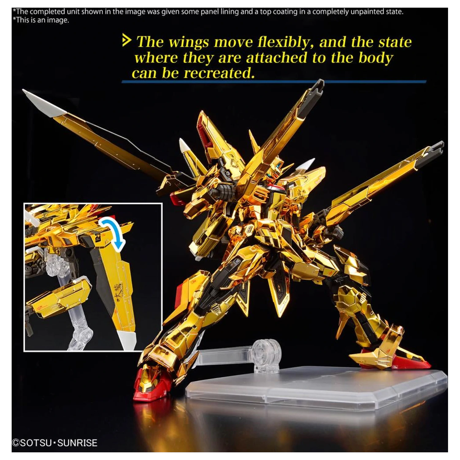 Gundam RG 1/144 Akatsuki Gundam Oowashi Unit komplet modela fotografija izdelka