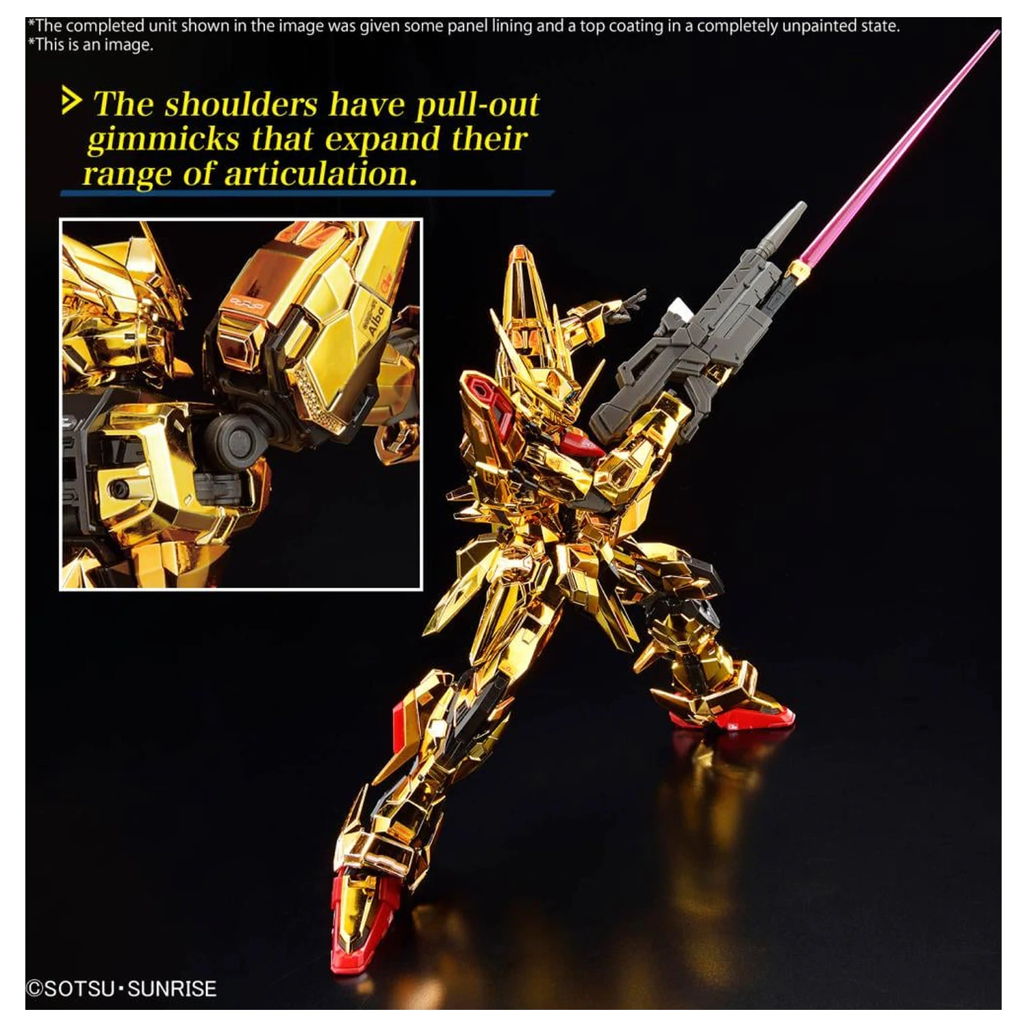 Gundam RG 1/144 Akatsuki Gundam Oowashi Unit komplet modela fotografija izdelka
