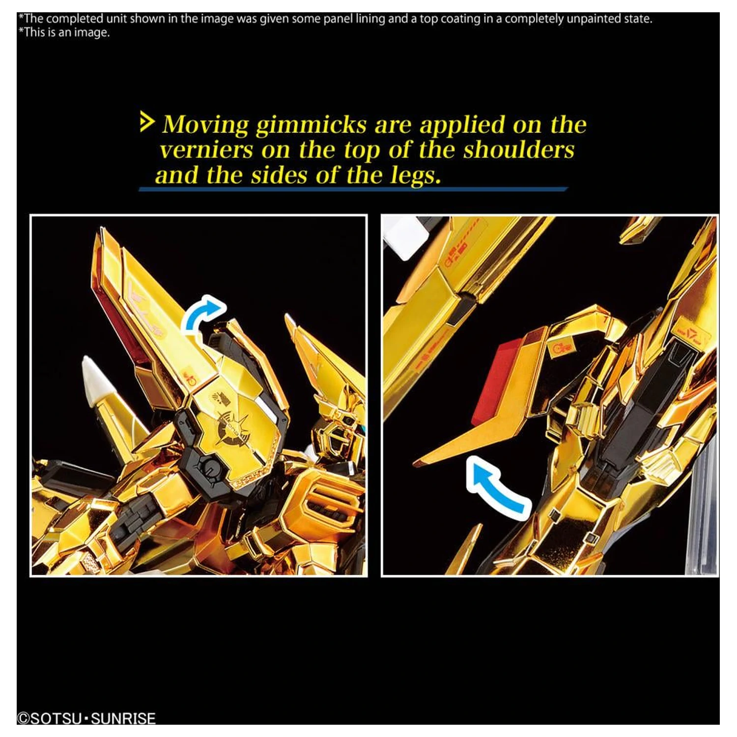 Gundam RG 1/144 Akatsuki Gundam Oowashi Unit komplet modela fotografija izdelka