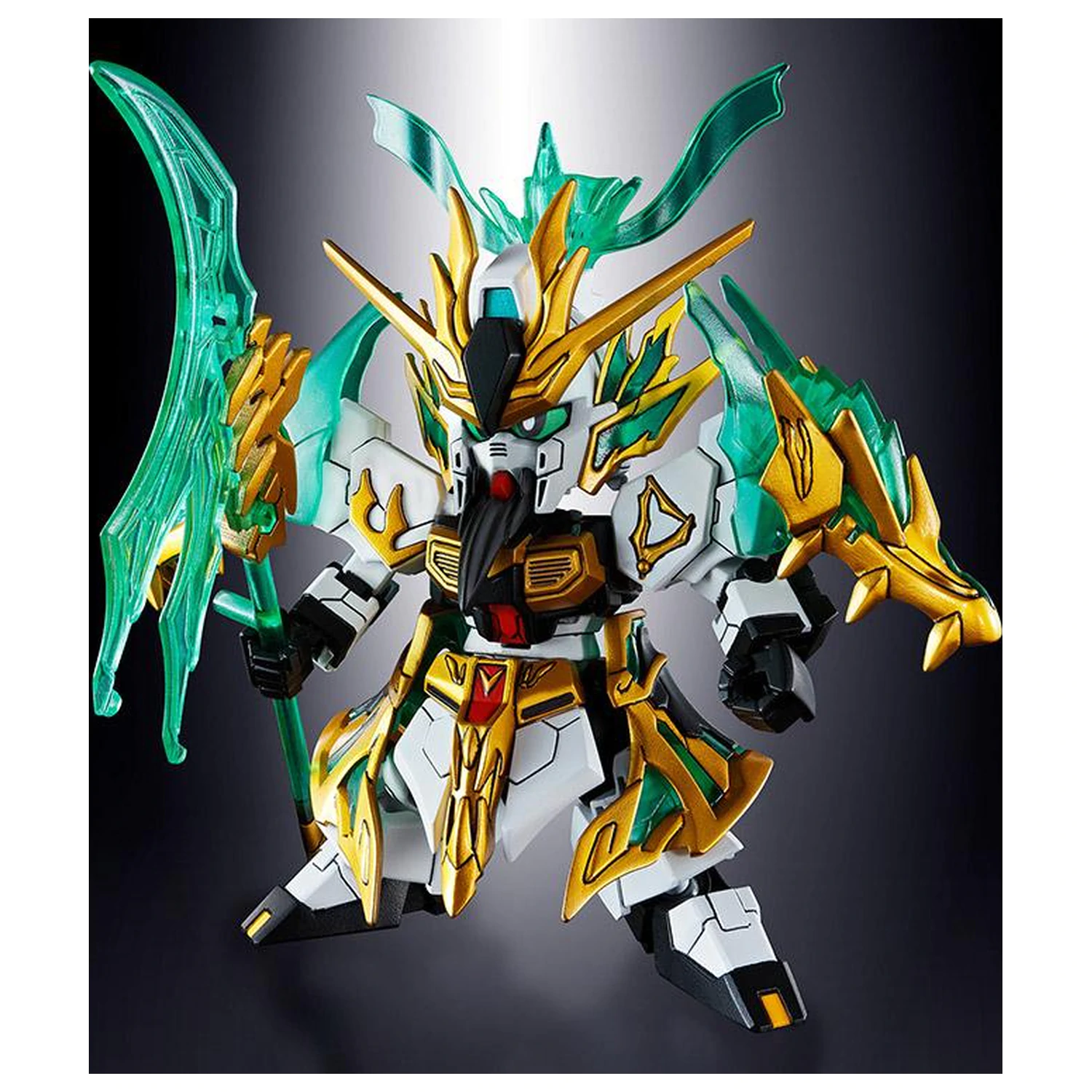 Gundam SD Sangoku Soketsuden Guan Yu Yun Chang Nu Gundam komplet modela fotografija izdelka