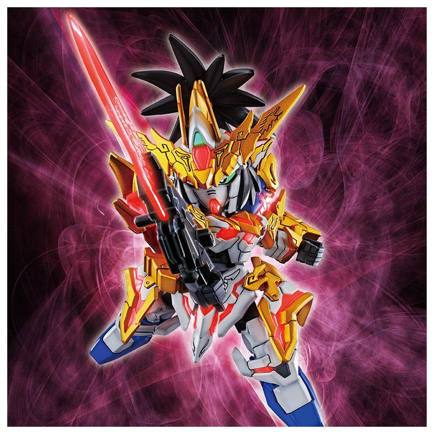 GUNDAM SD Sangoku Soketsuden Liu Bei Unicorn Gundam Model komplet fotografija izdelka