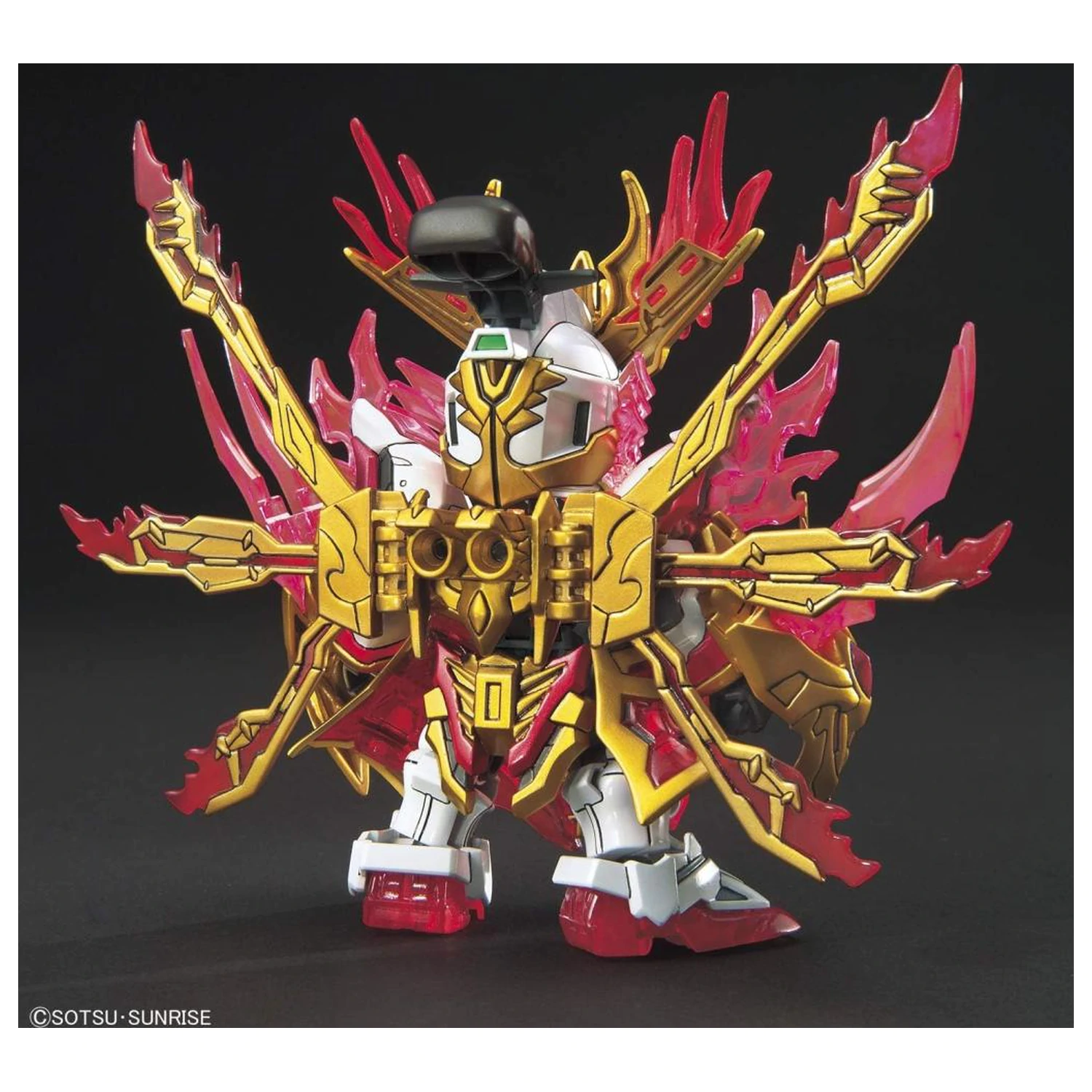 Gundam SD Sangoku Yan Huang Zhang Fei God Gundam Komplet modela fotografija izdelka