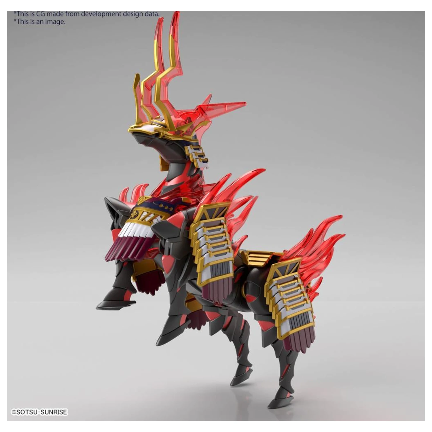 GUNDAM SDW Heroes Nobunaga's War Horse komplet modela fotografija izdelka