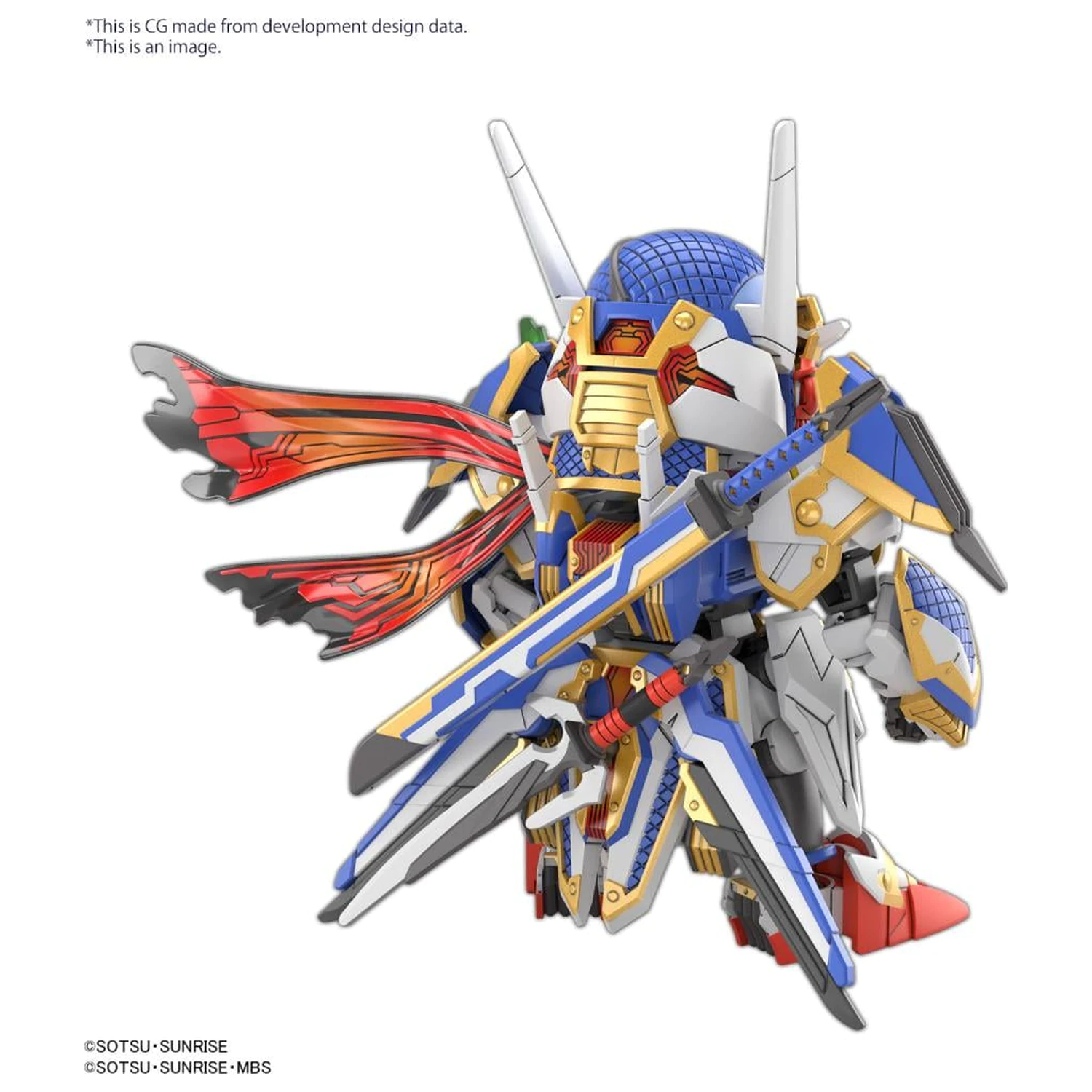 GUNDAM SDW Heroes Onmitsu Gundam Aerial Komplet modela fotografija izdelka