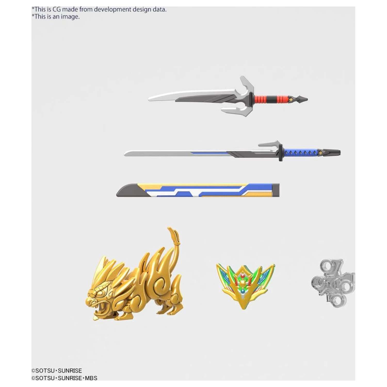 GUNDAM SDW Heroes Onmitsu Gundam Aerial Komplet modela fotografija izdelka