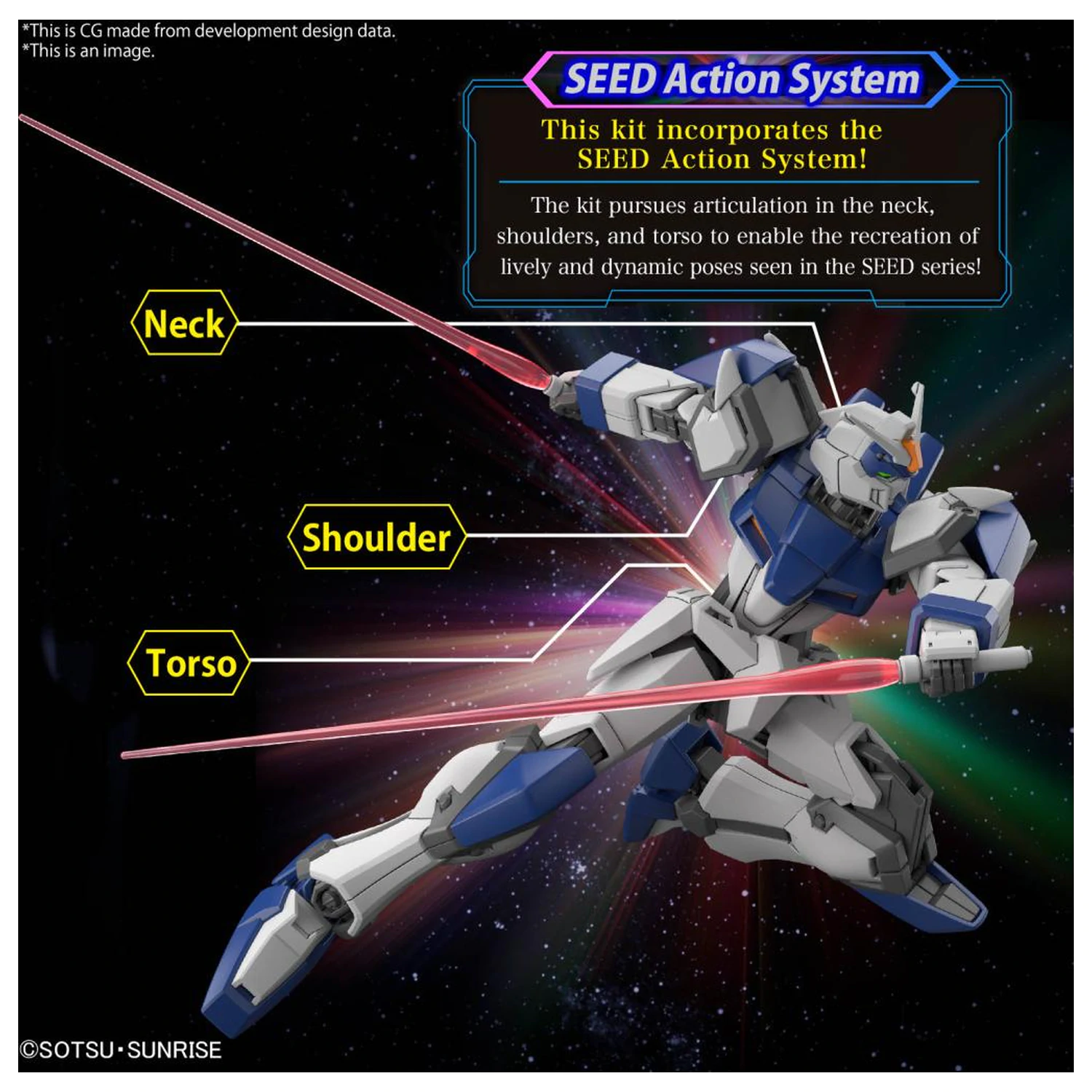 Gundam Seed Freedom HG 1/144 Duel Blitz Gundam komplet modela fotografija izdelka