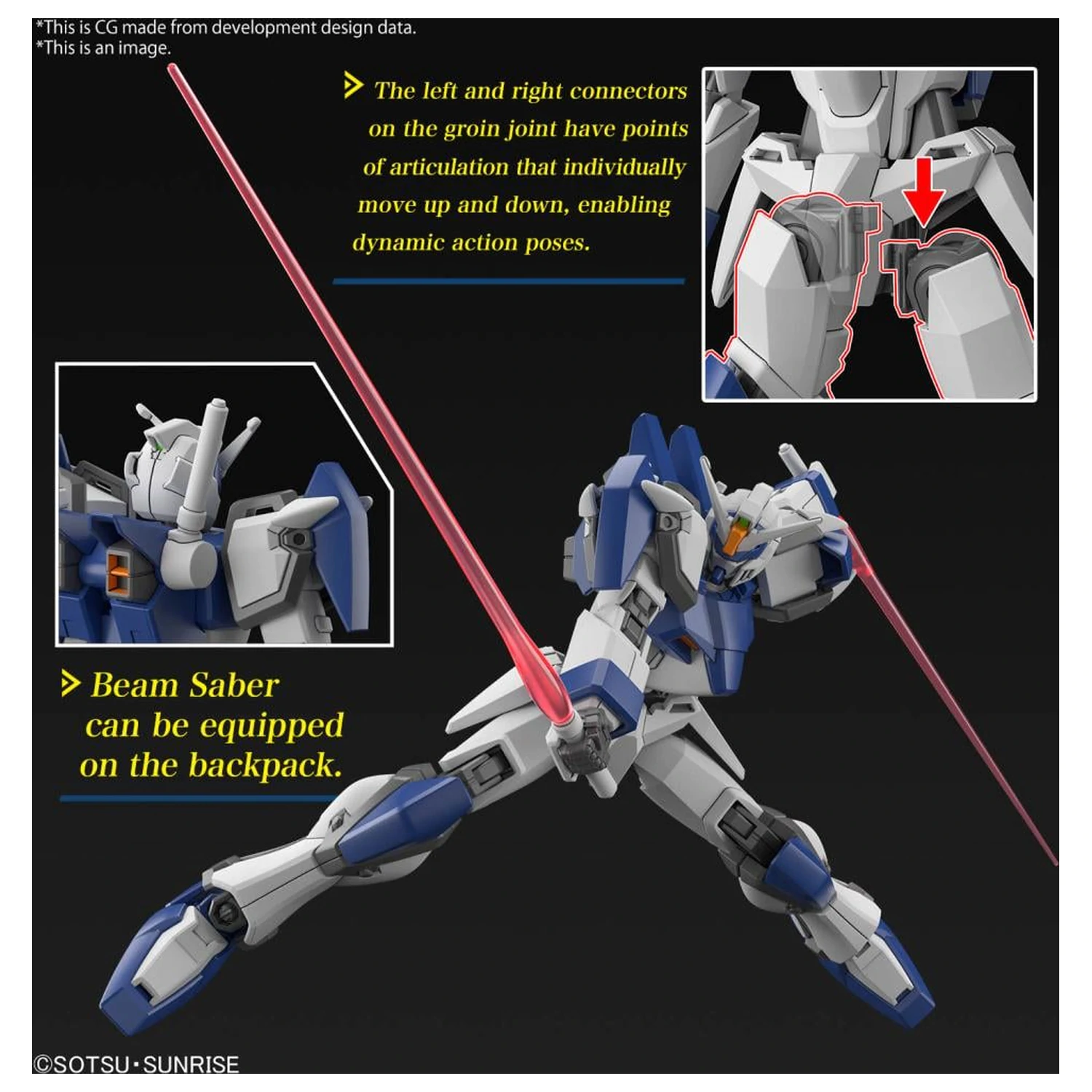 Gundam Seed Freedom HG 1/144 Duel Blitz Gundam komplet modela fotografija izdelka